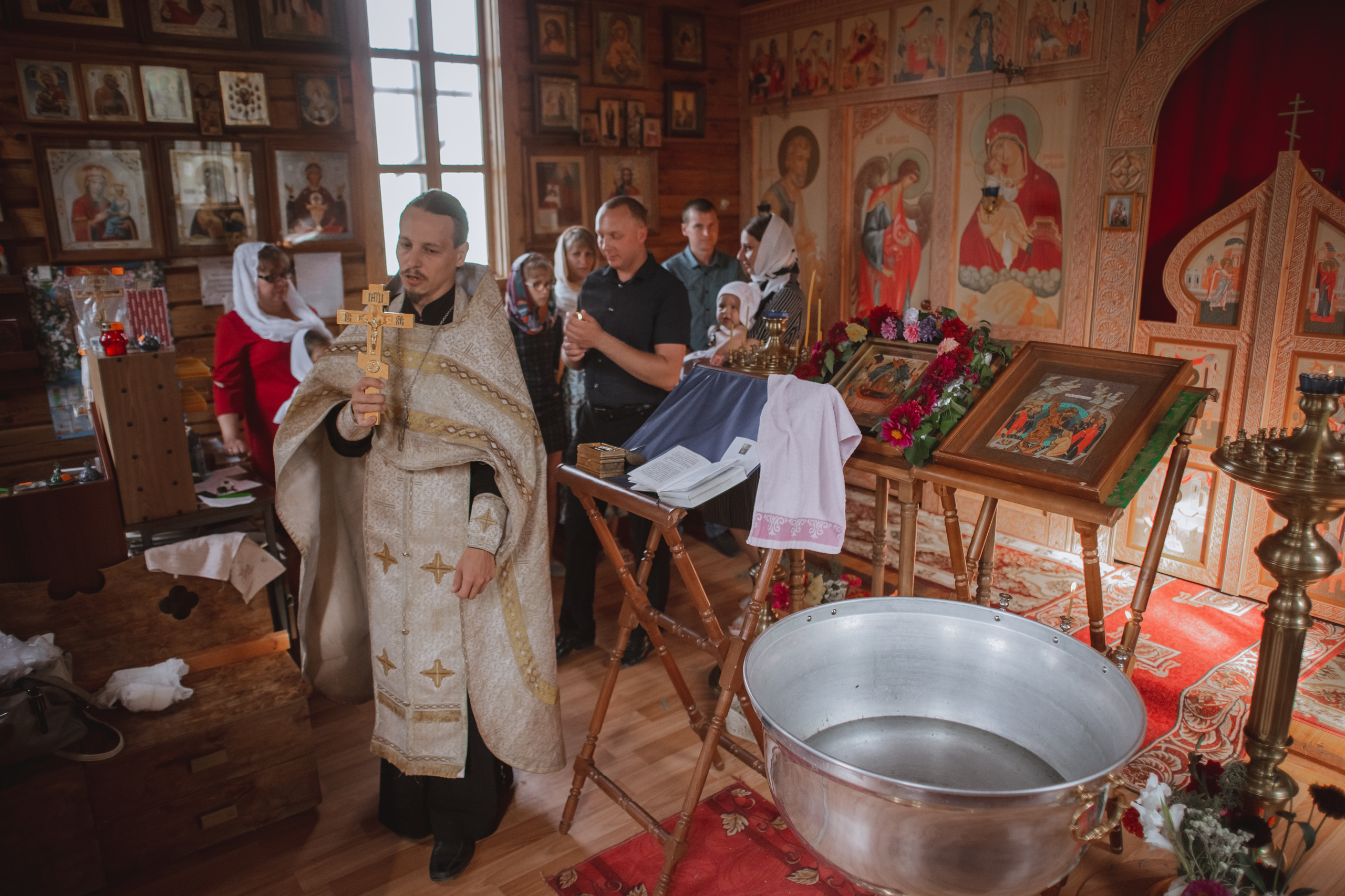 Сьемка крещения. Ольга Плаксина фотограф в Саратове