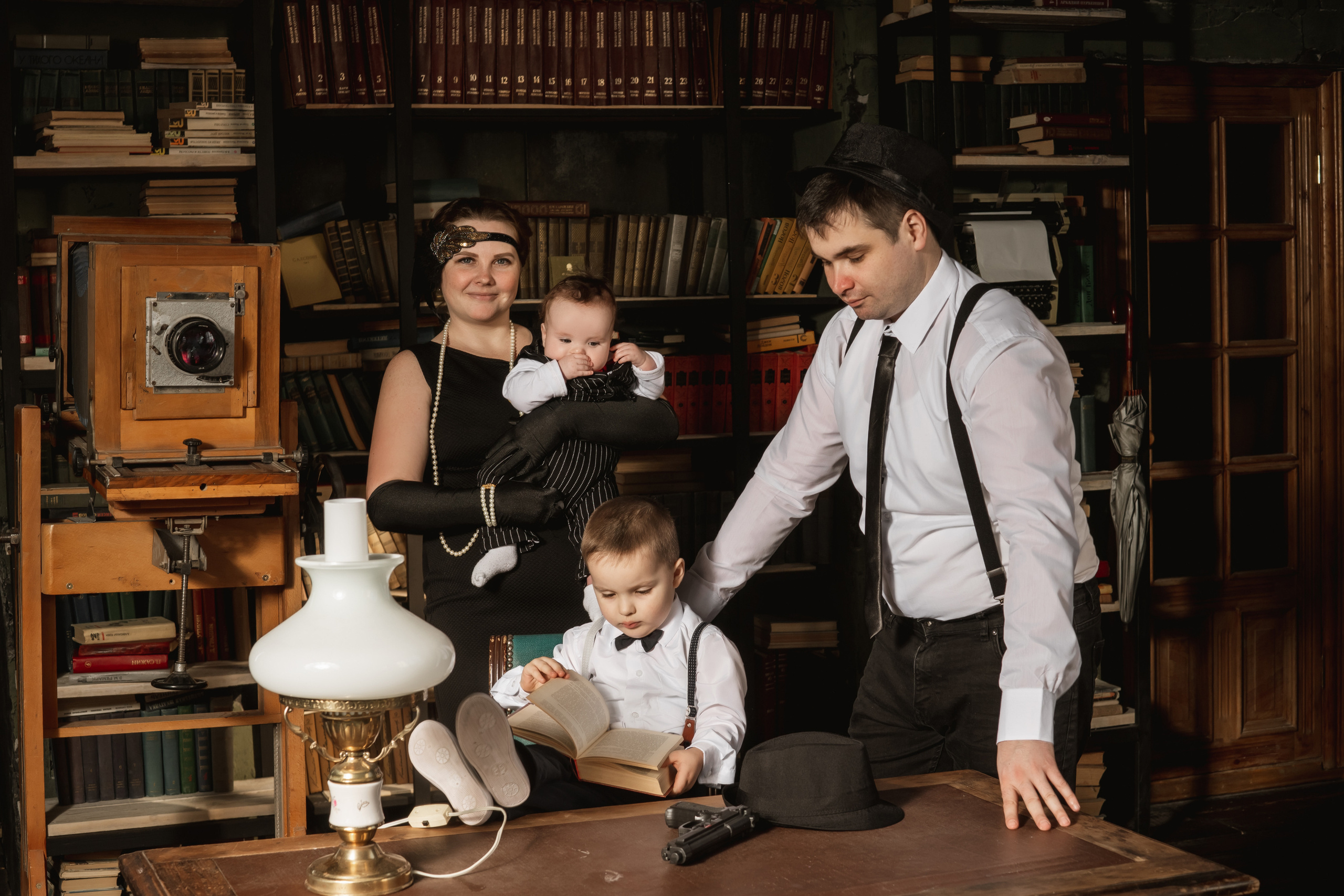 Стилизованная семейная сьемка. Ольга Плаксина фотограф в Саратове