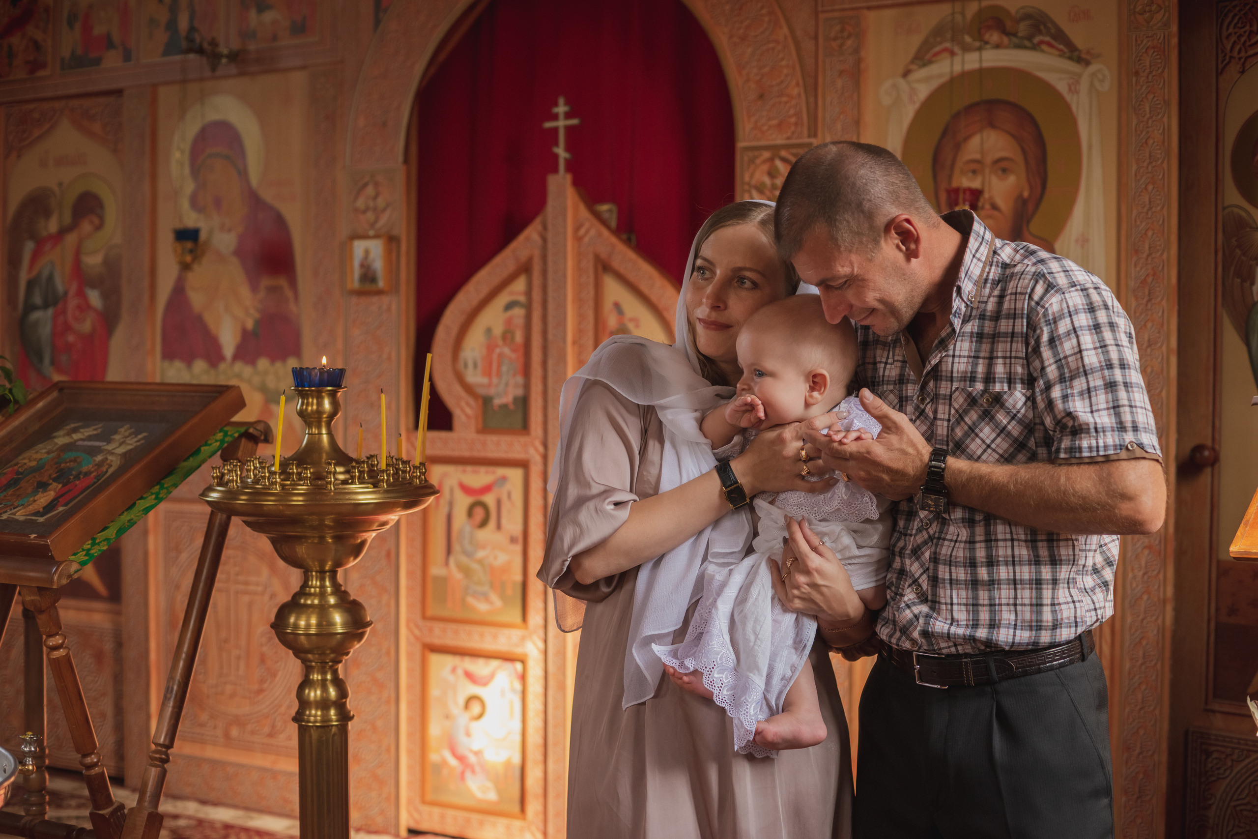 Сьемка крещения. Ольга Плаксина фотограф в Саратове