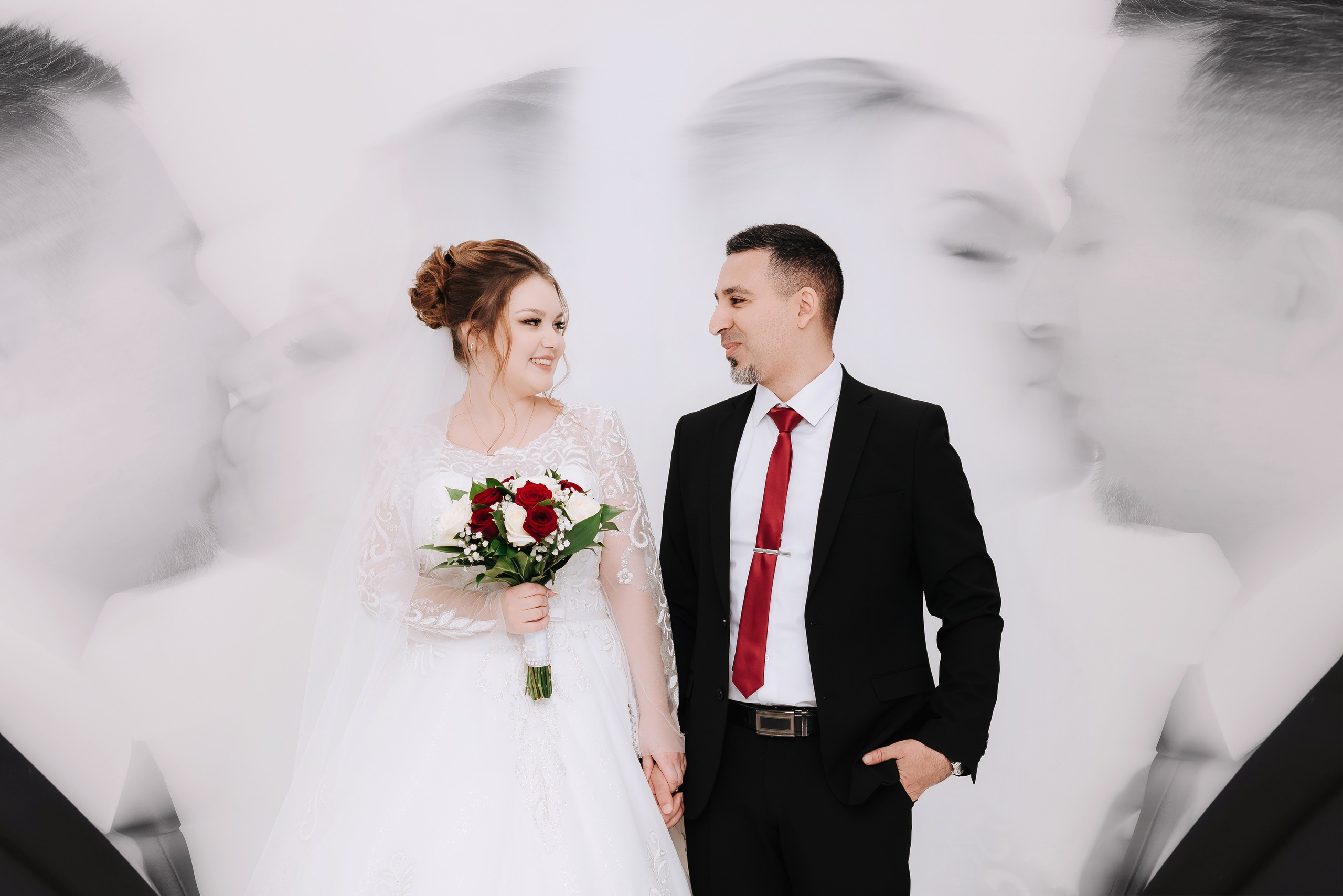 студийная свадебная фотосессия в москве