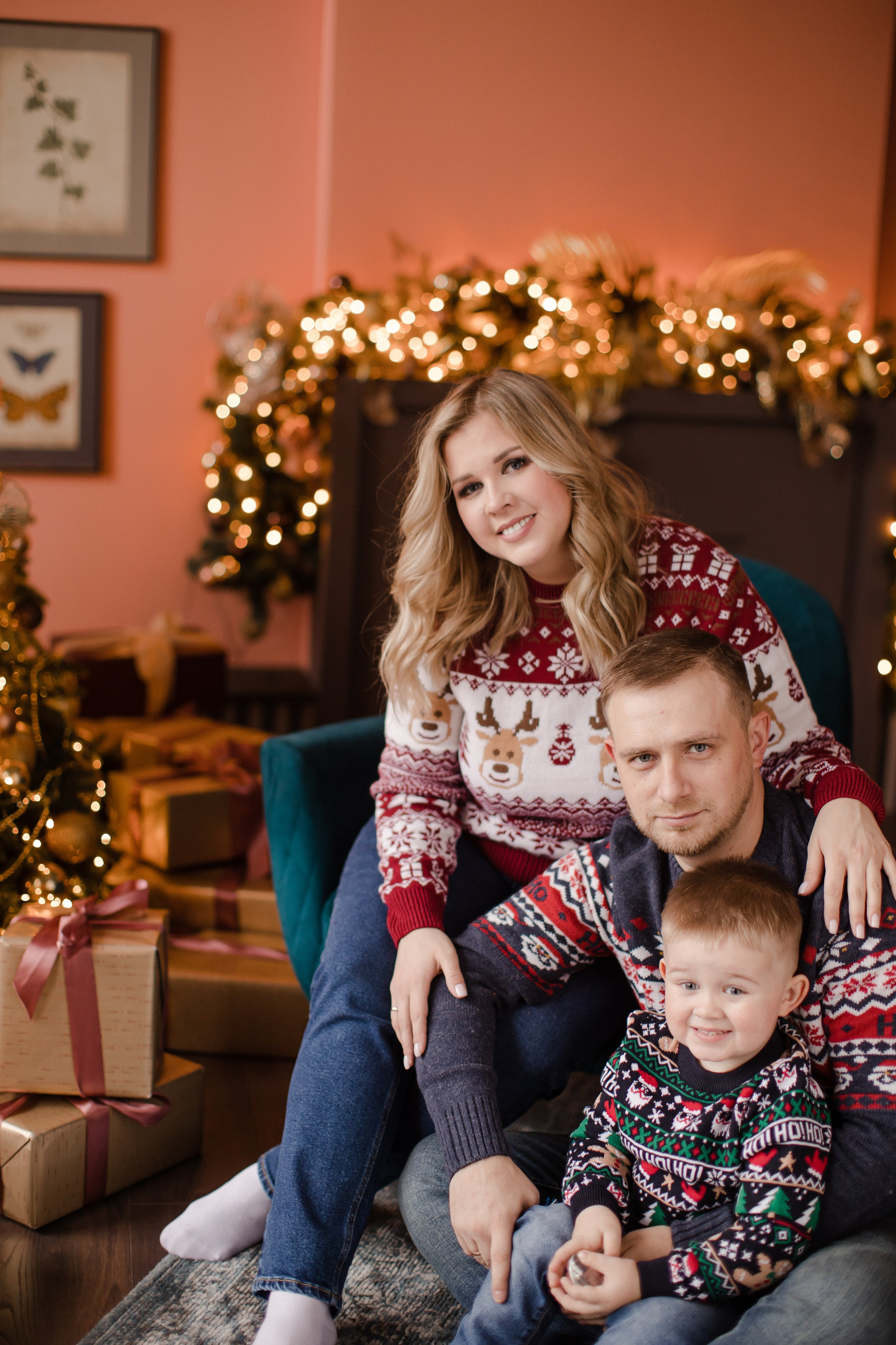 Надя с семьей. Семейный и детский фотограф в Москве Кузьмина Мария