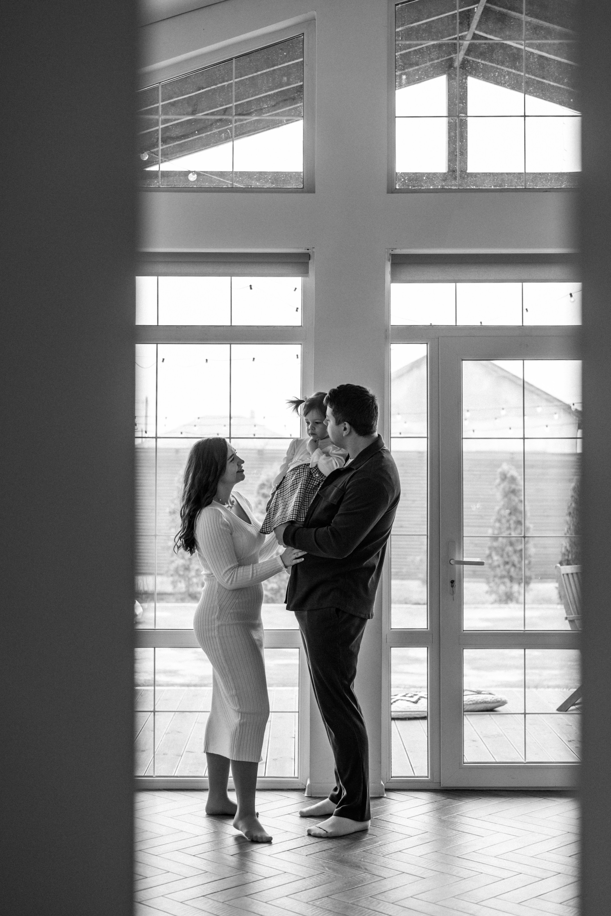 Семейная фотосессия Денис, Наташа и Маша. Семейный и детский фотограф Кущ Наташа