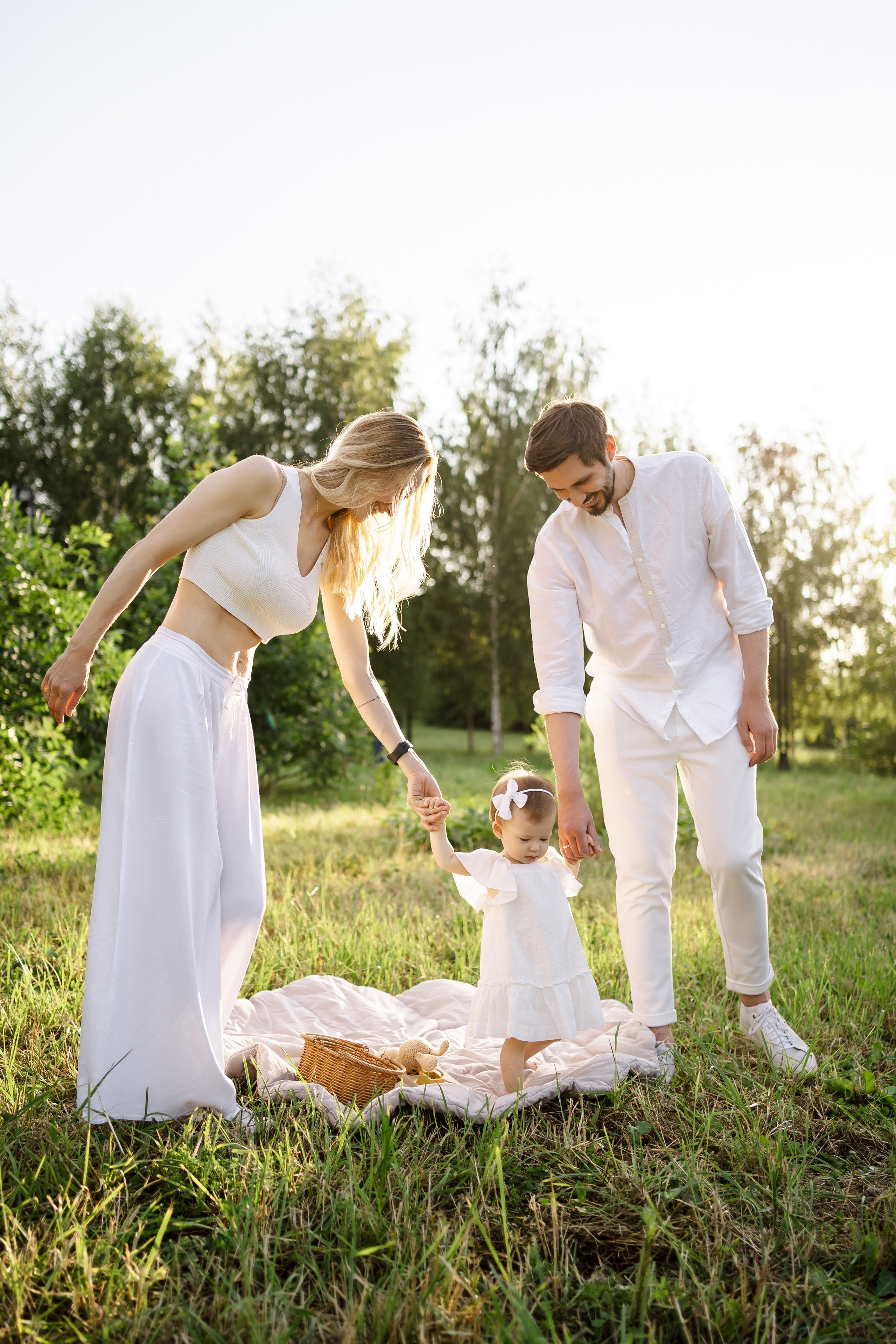 Олеся, Денис и Даниэла. Свадебный фотограф в Москве Яна Деньгина