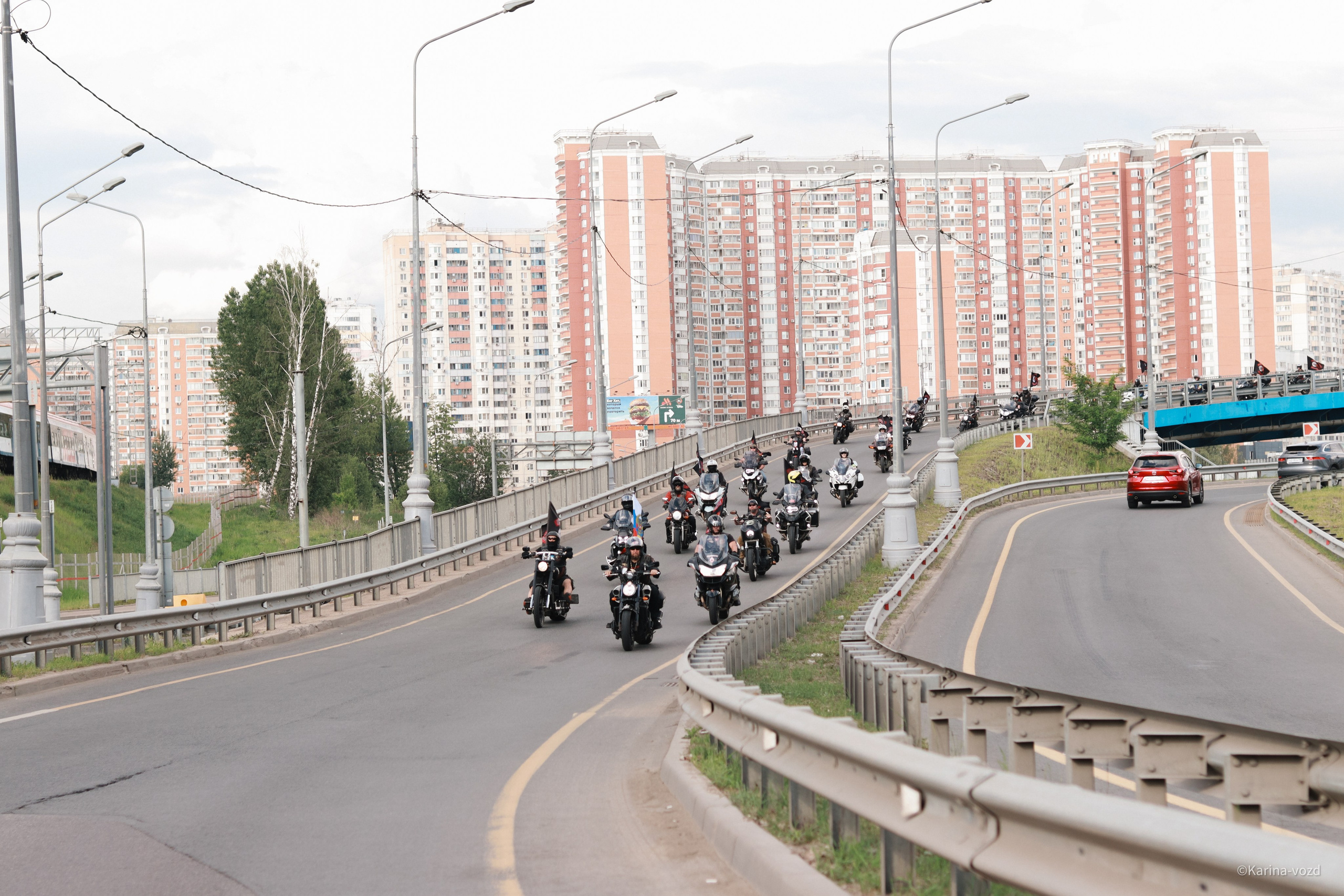 36-ти летие мотоклуба «Ночные Волки». Репортажный фотограф в Москве и Зеленограде Karina-vozd