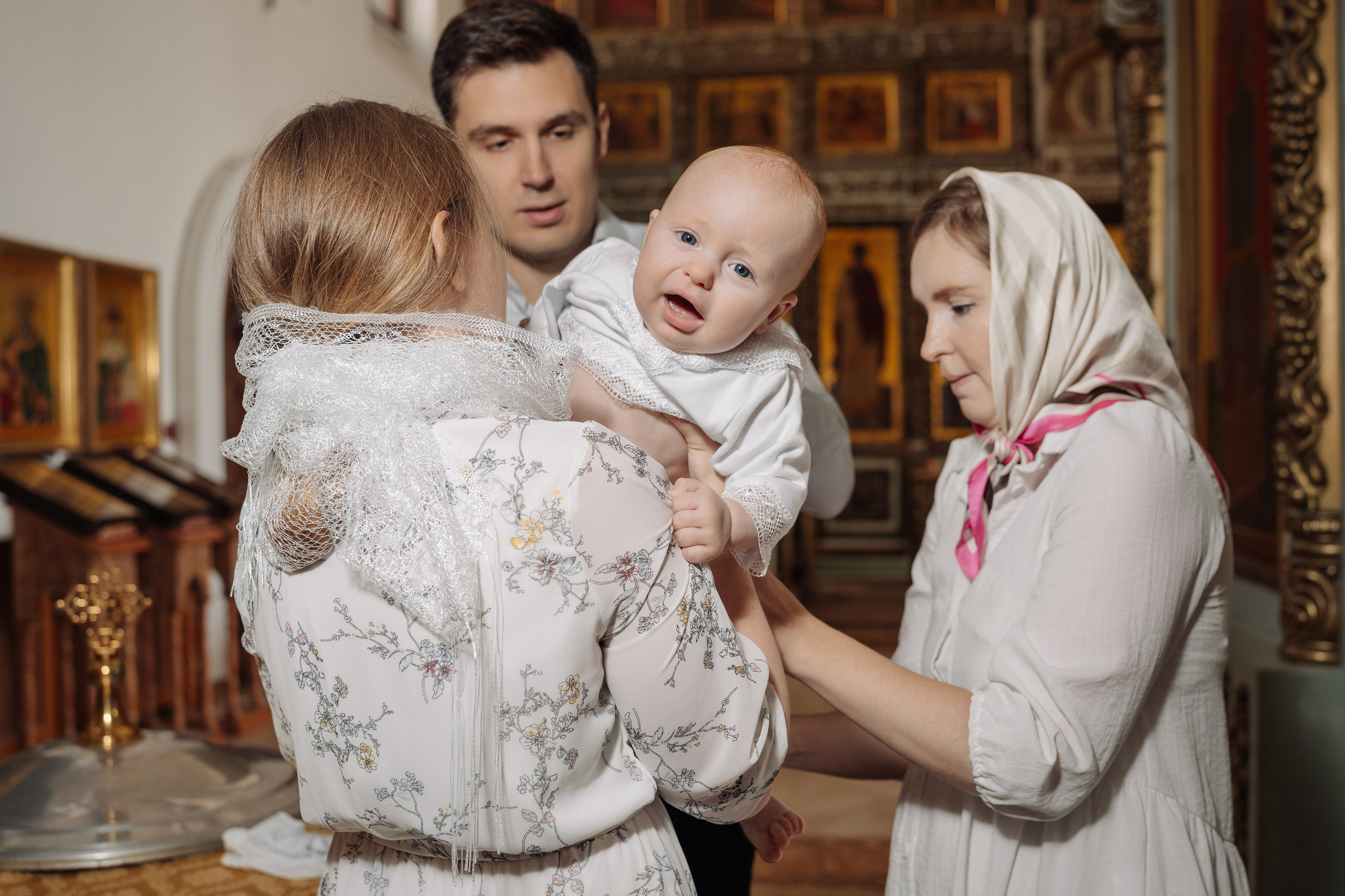 Таинство крещения. Свадебный и семейный фотограф Ксения Ржевская (Митрохина)