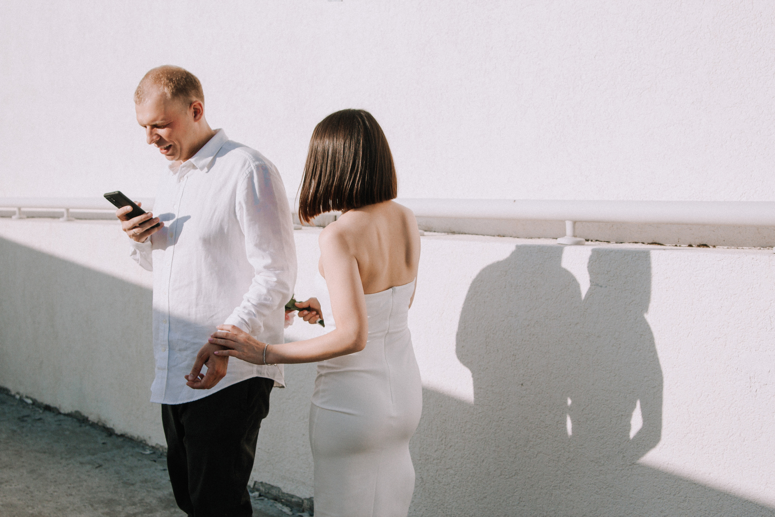 Прогулка с молодоженами. Фотографии с любовью