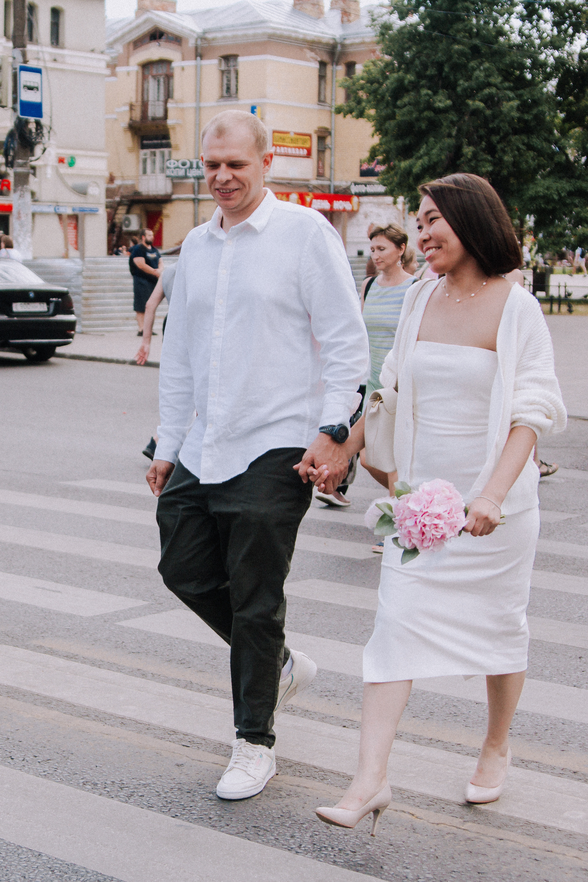 Прогулка с молодоженами. Фотографии с любовью