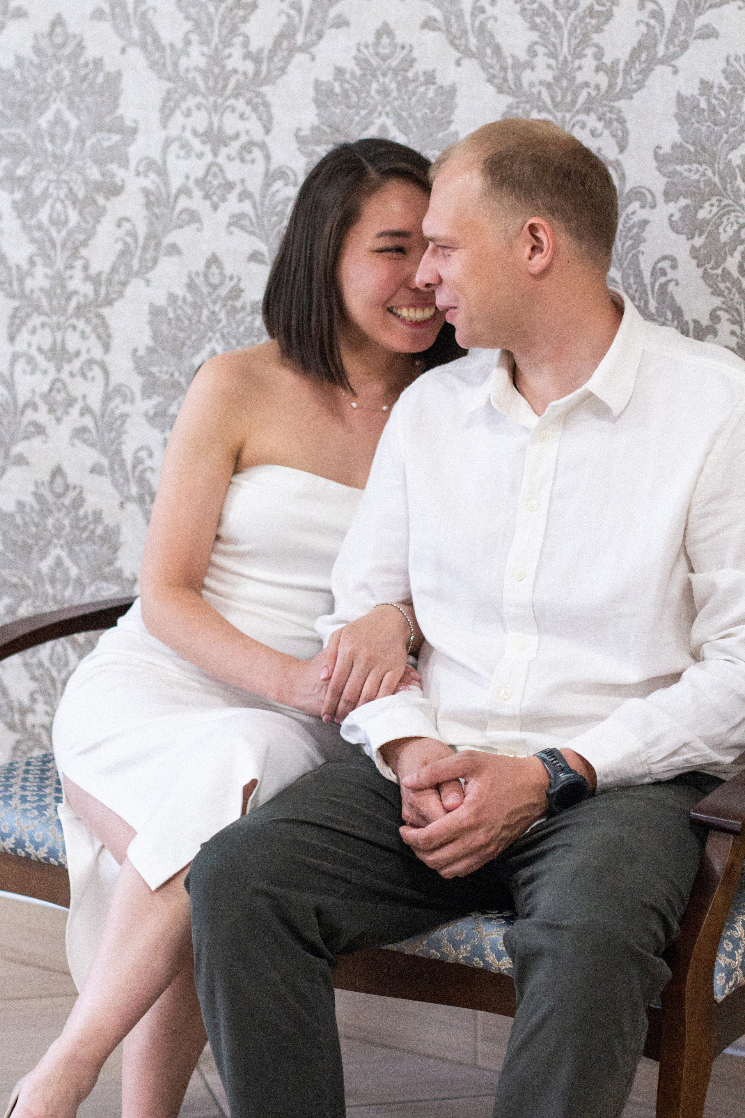 Прогулка с молодоженами. Фотографии с любовью