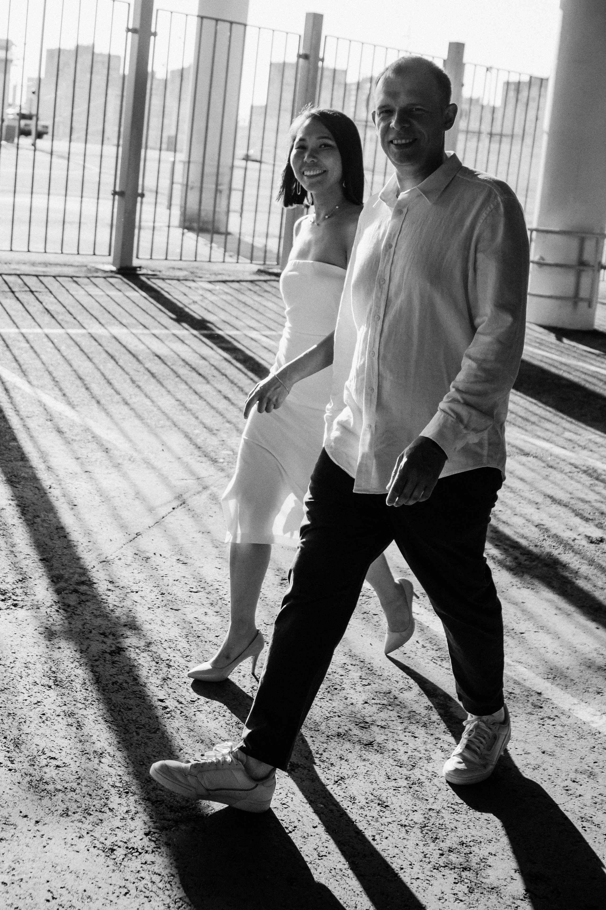 Прогулка с молодоженами. Фотографии с любовью