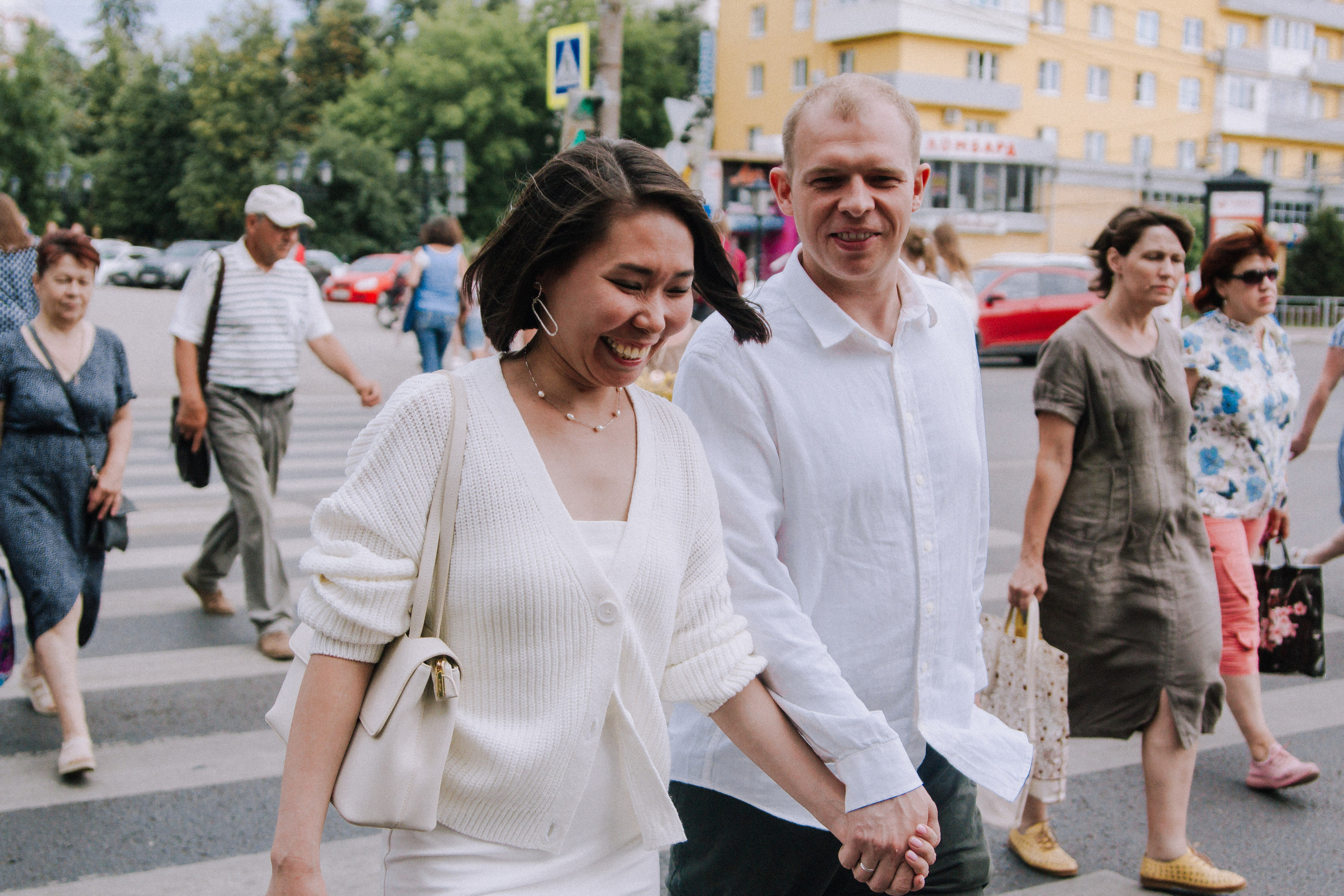 Прогулка с молодоженами. Фотографии с любовью