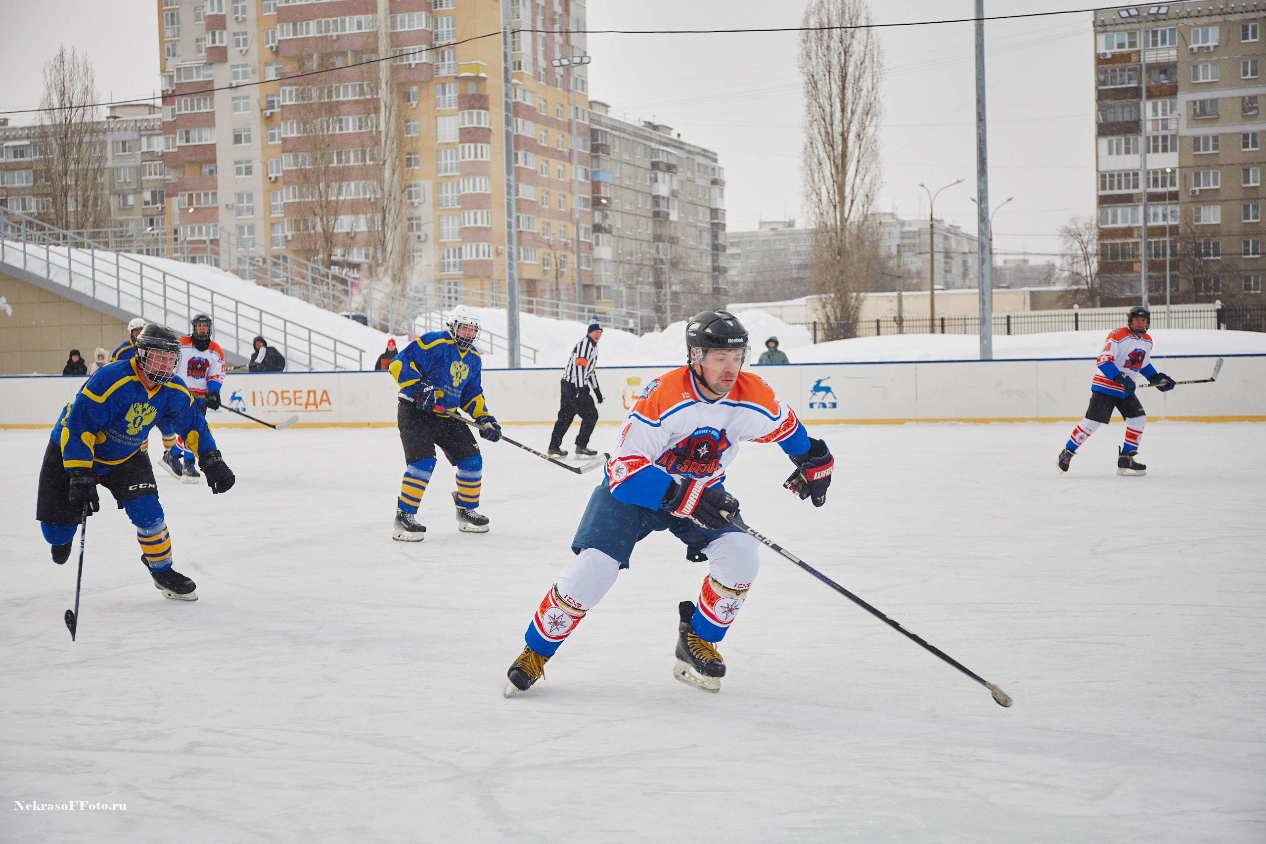 Турнир по хоккею «Русская классика» в рамках Офицерской хоккейной лиги. Спортивный фотограф Некрасов Денис