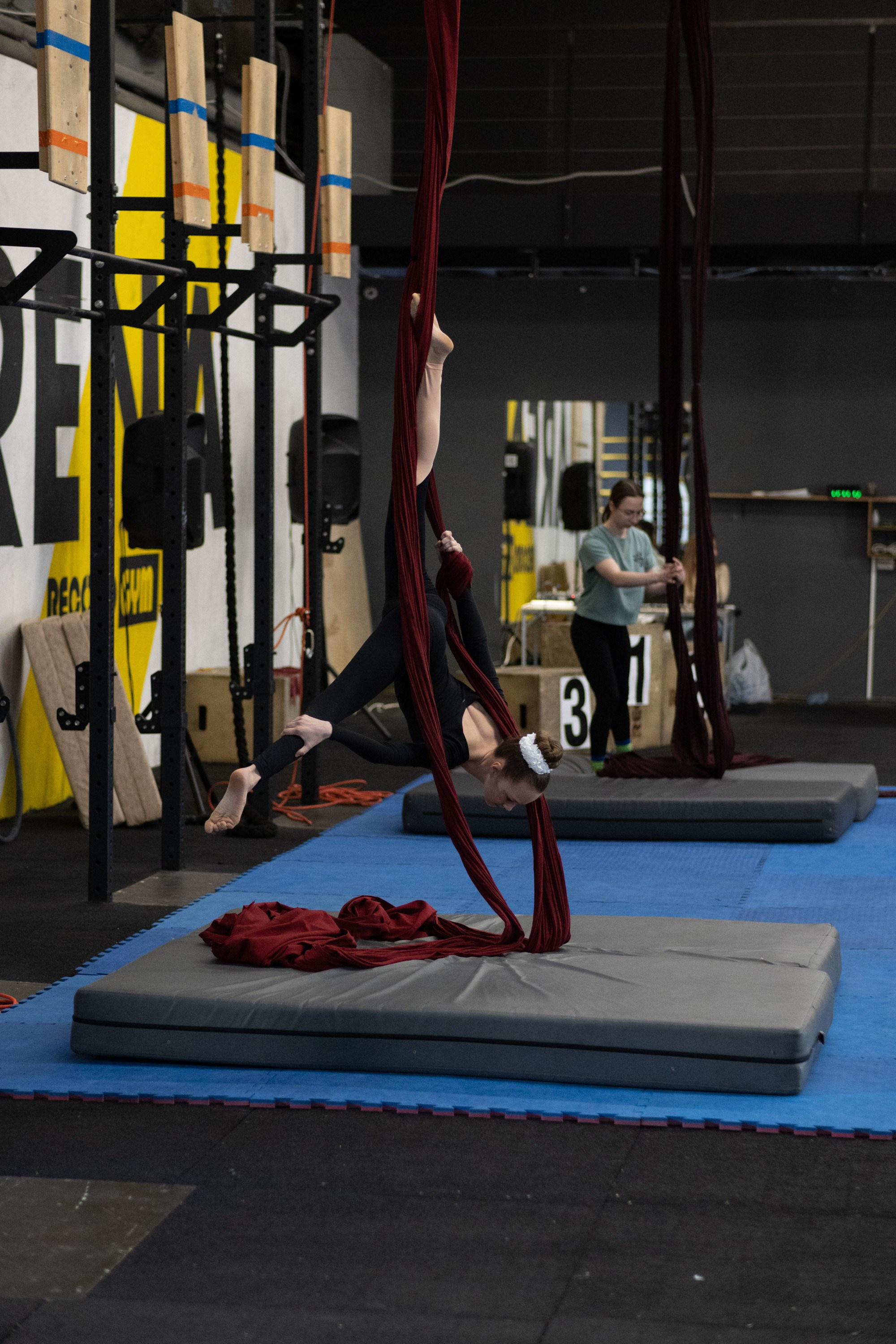 Внутриклубные соревнования по воздушной гимнастике 02.04.23