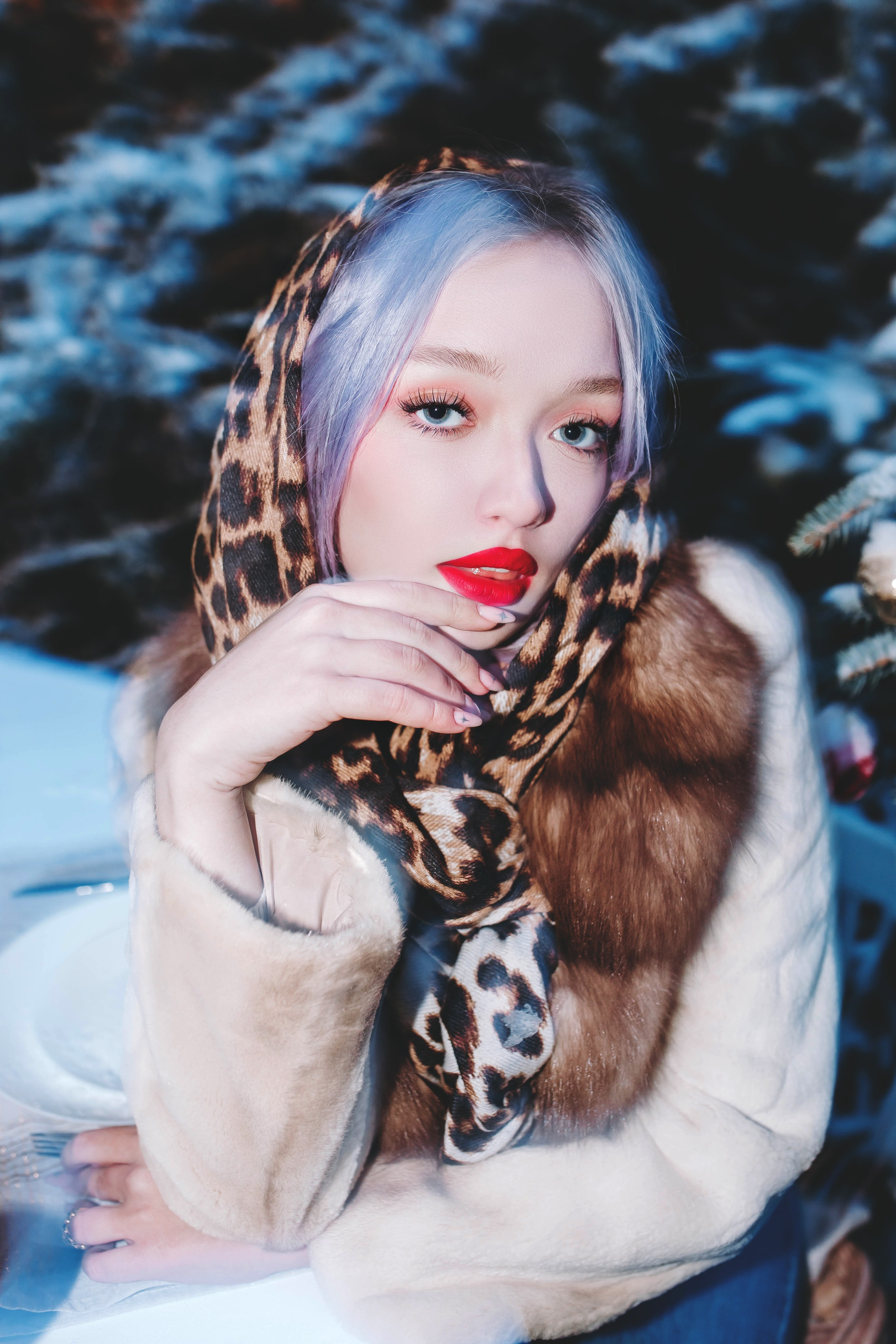 Новый год — девушки в шубах. Фотограф в Ставрополе Алина Клочкова