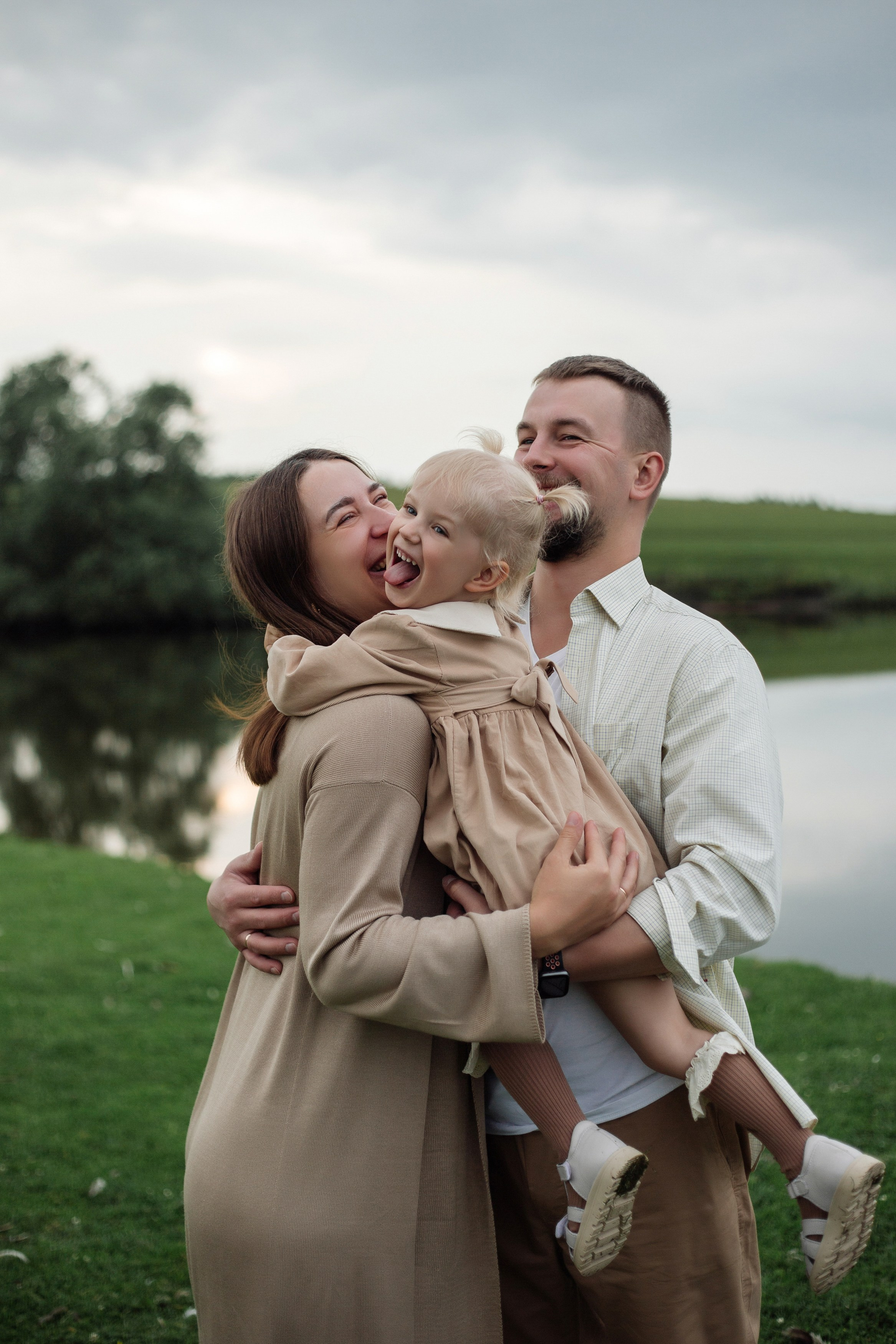 Дмитрий, Ольга и Верочка. Портретный, семейный, свадебный фотограф в Брянске Маргарита Василькова