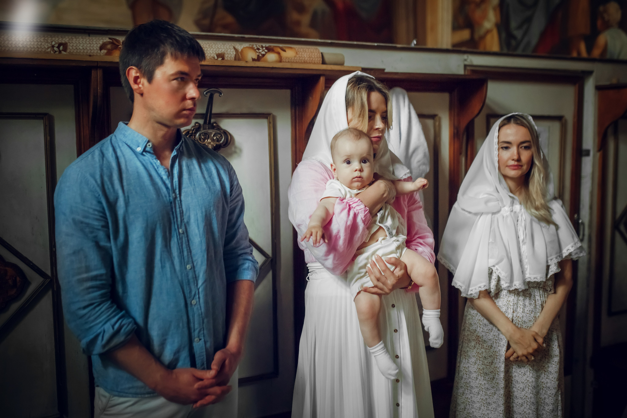 Крещение Бориса. Фотограф на Крещение, семейный фотограф в Москве