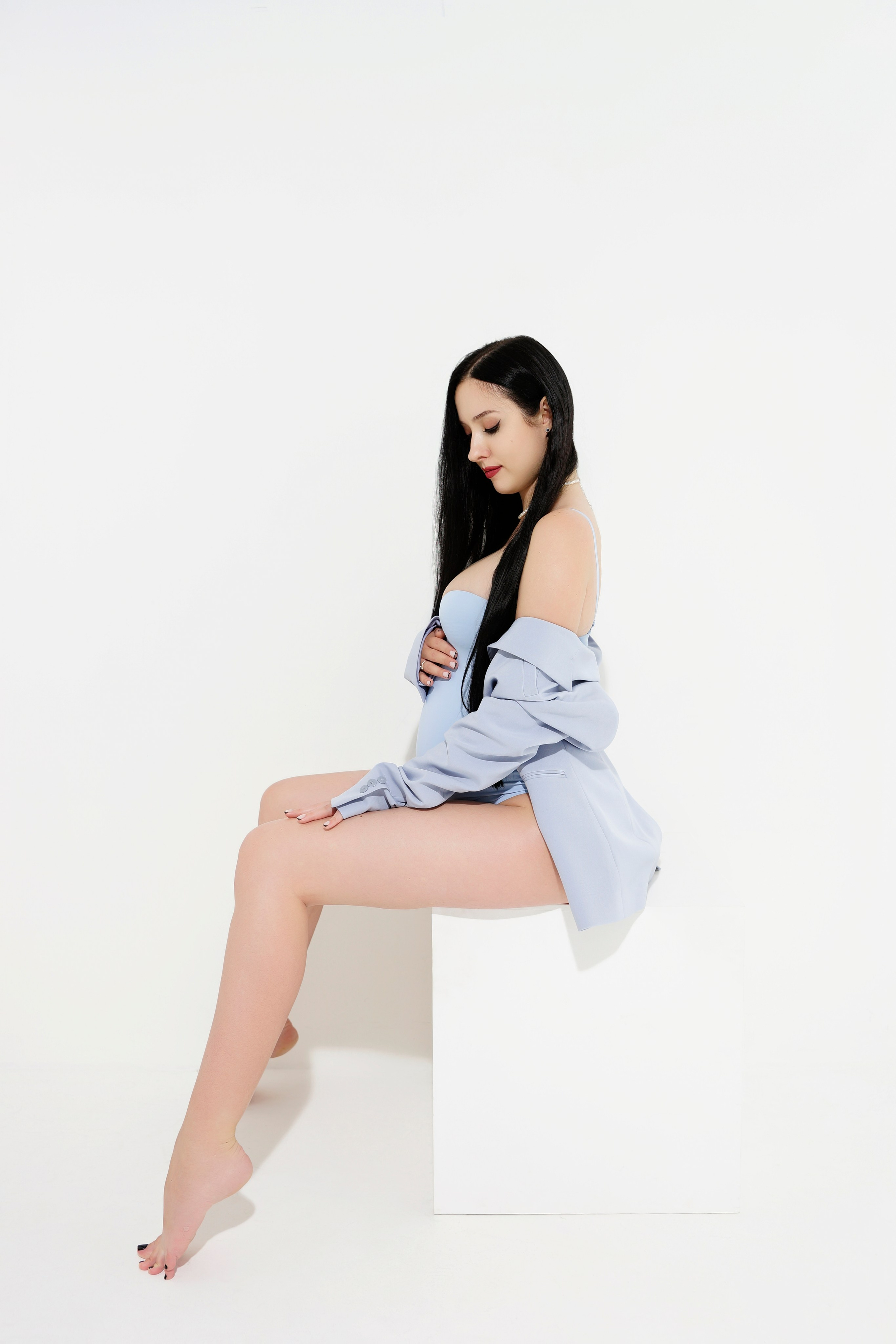 Съёмка беременности в моей фотостудии «НЕБО». Женский фотограф в Химках Алёна Ленёва