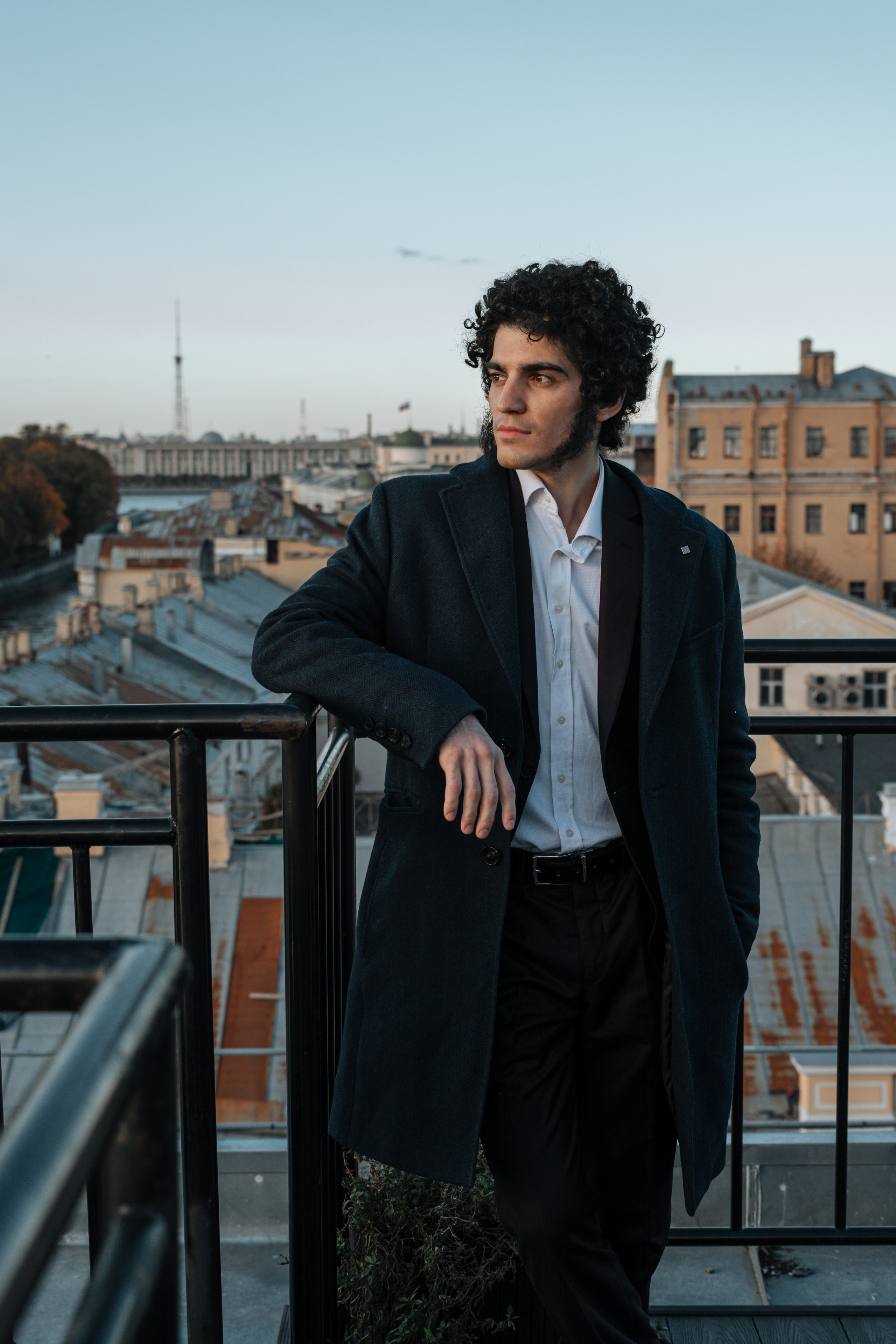 Пушкин в отеле «Оболенский». Съёмка ролика для конкурса. Портретный фотограф в Санкт-Петербурге Дмитриева Наталия