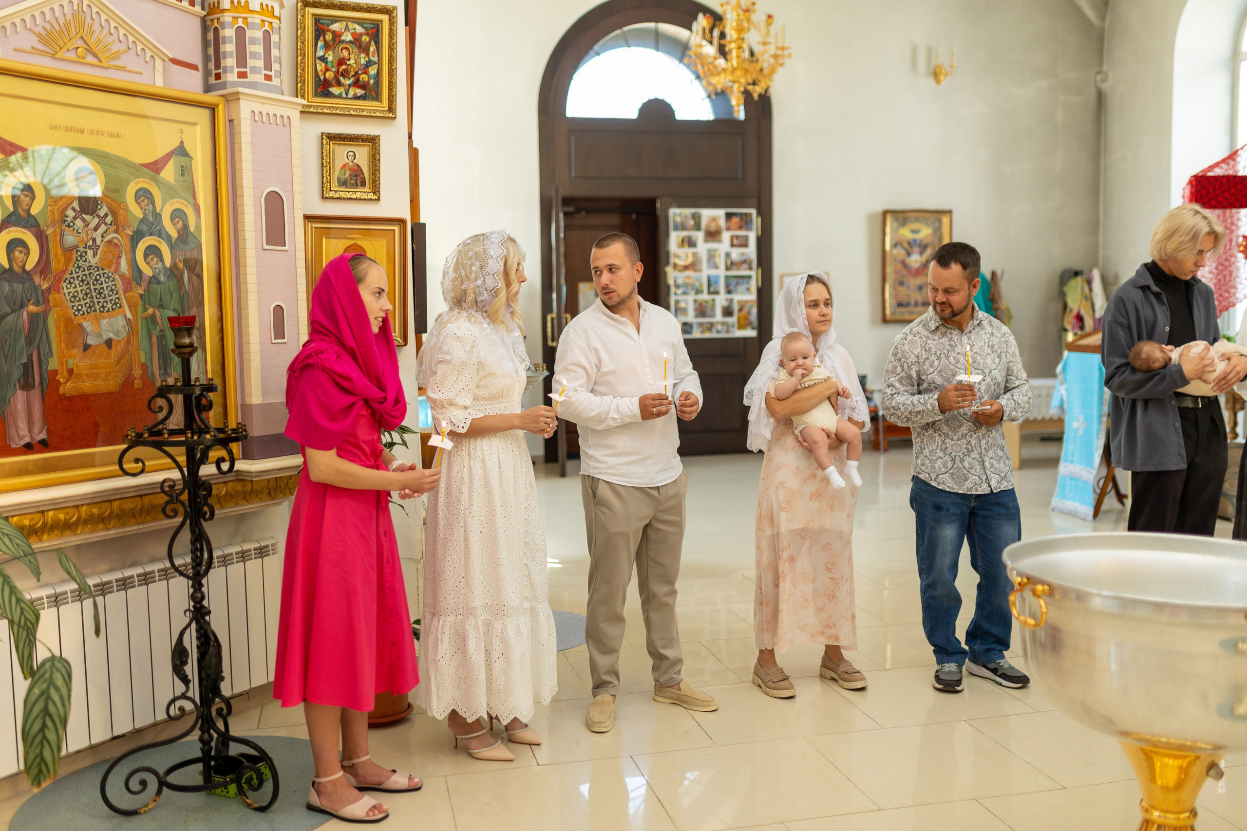 Крещение Артёма (все фото с таинсвта крещения). Фотограф новорожденных. Детский и семейный фотограф Марьяна Юдина
