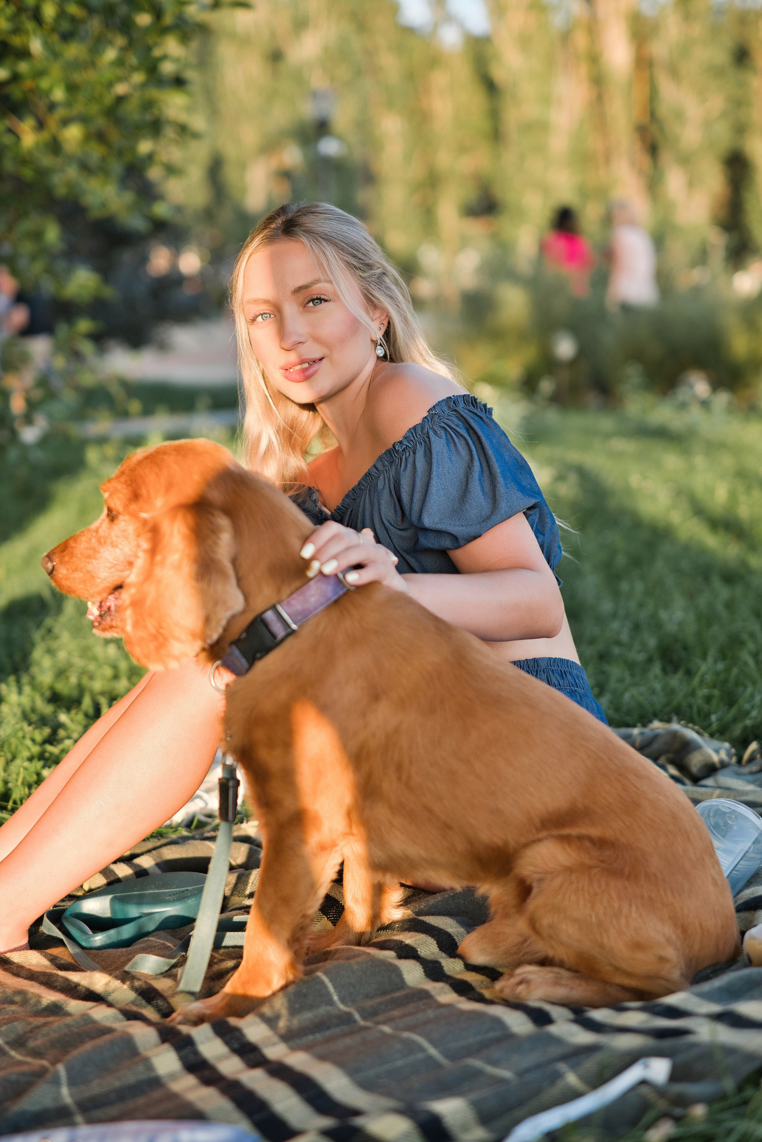 Юля и солнце. Фотограф Денис Кривопусков