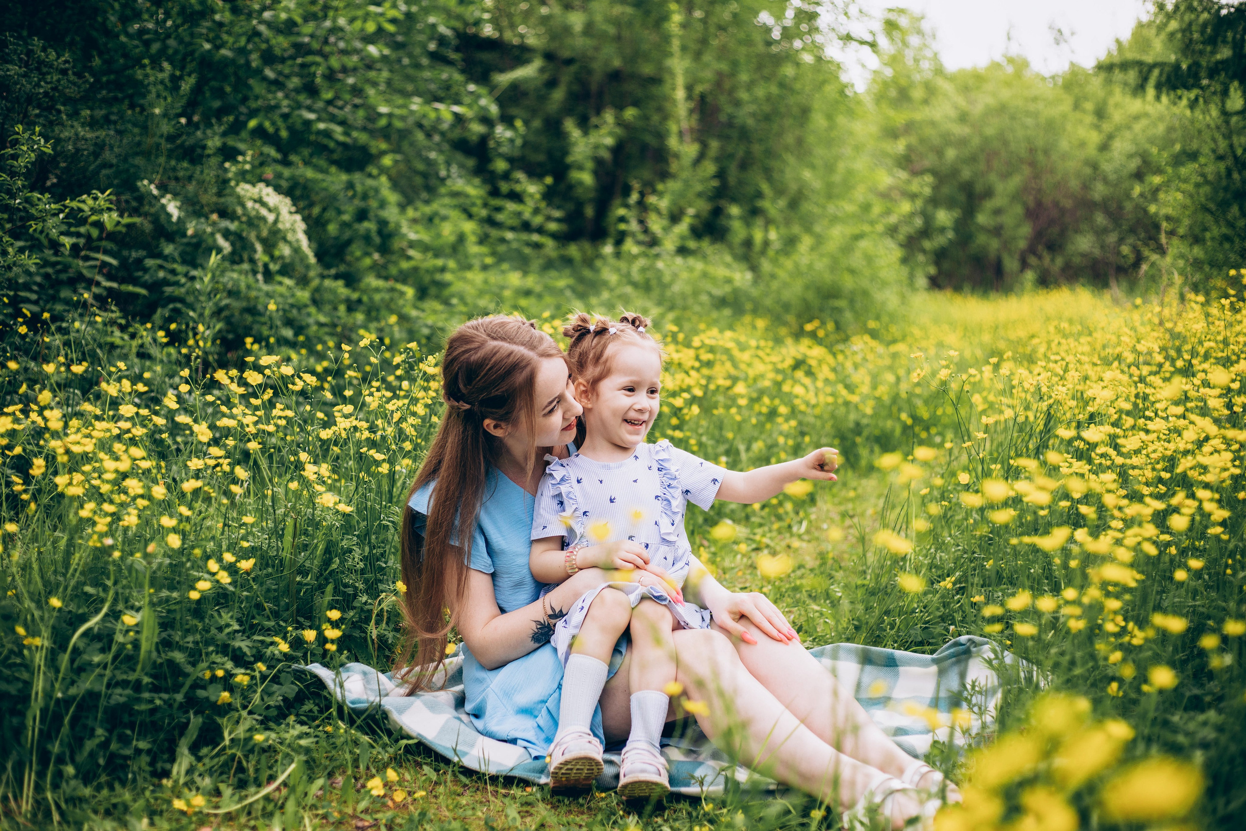Маша и Алиса. Семейный и детский фотограф город Тында Дарья