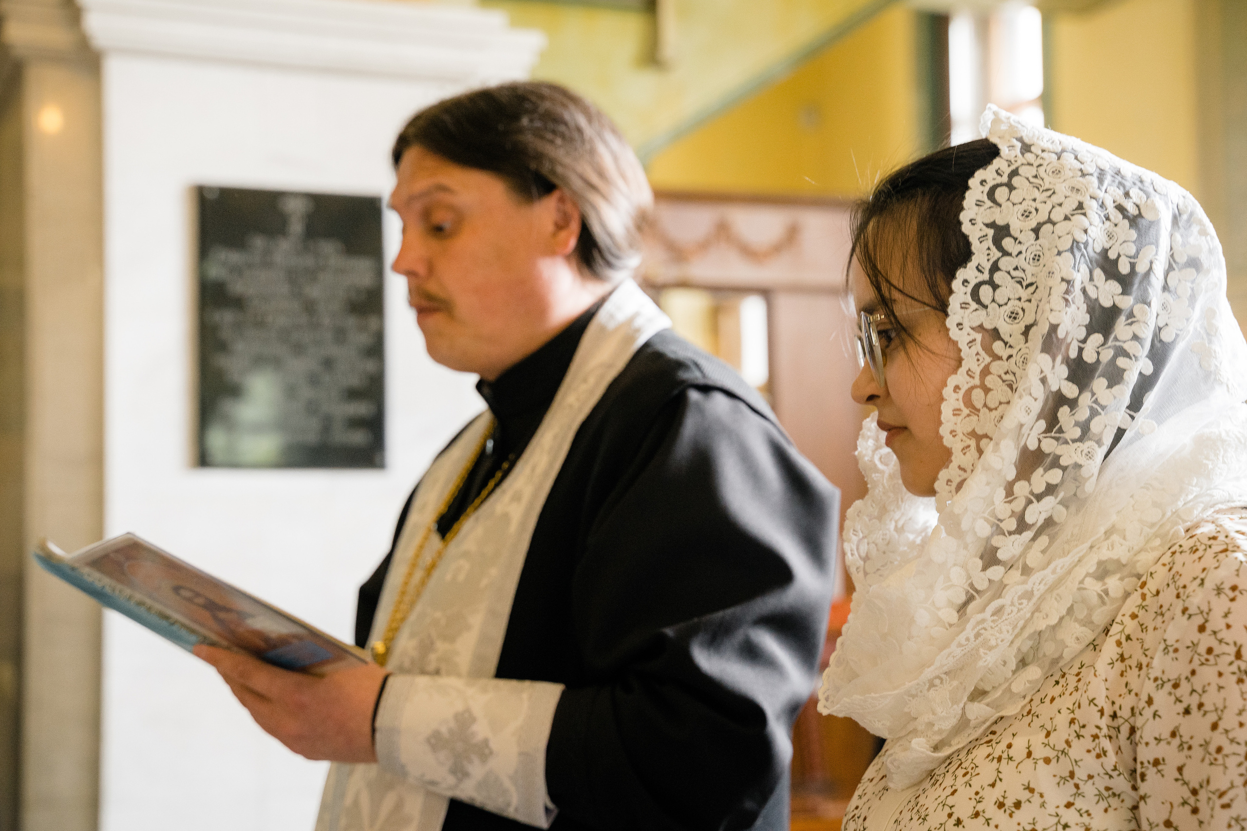 Крещение в храме Рождества Пресвятой Богородицы. Katya Schou