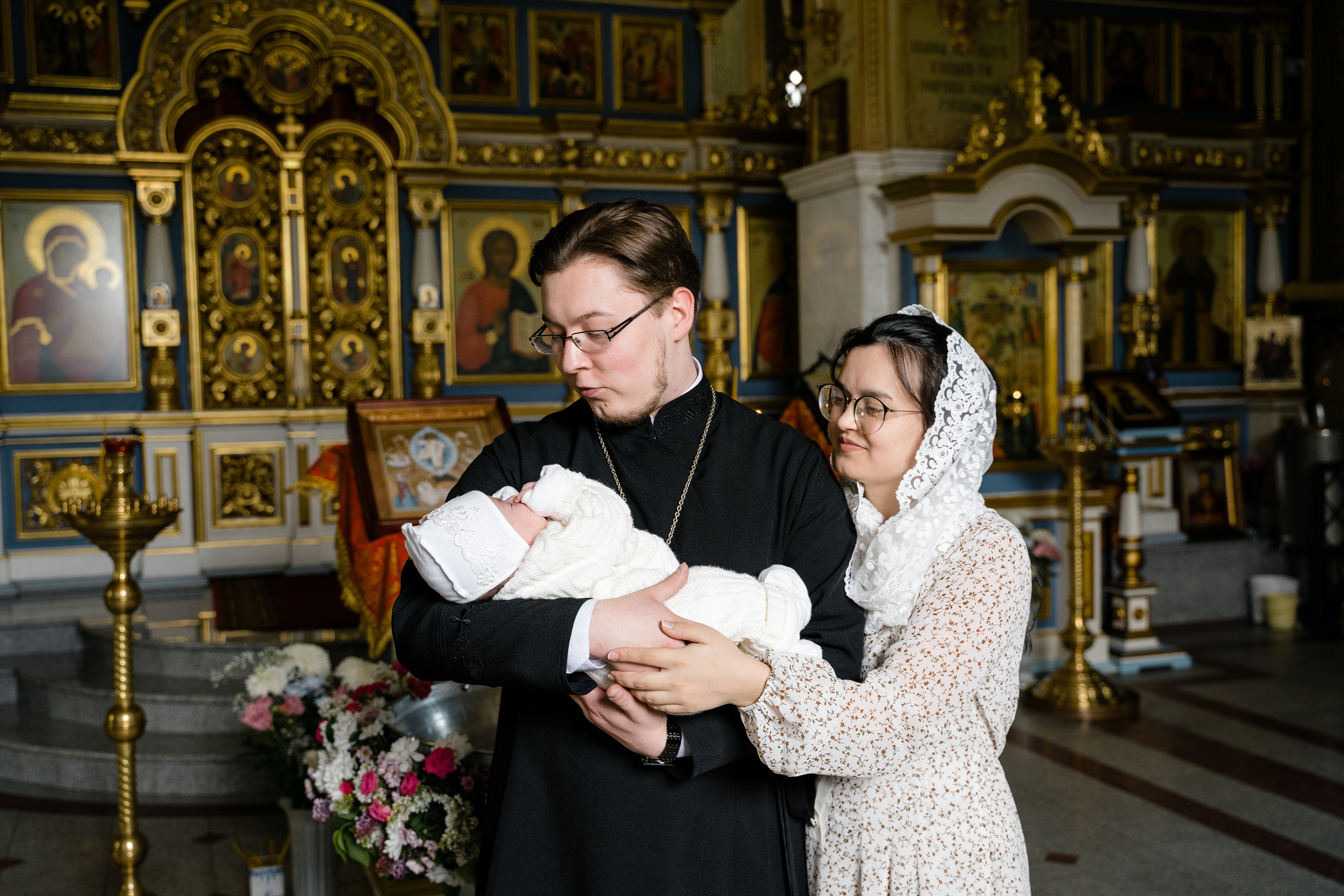 Крещение в храме Рождества Пресвятой Богородицы. Katya Schou