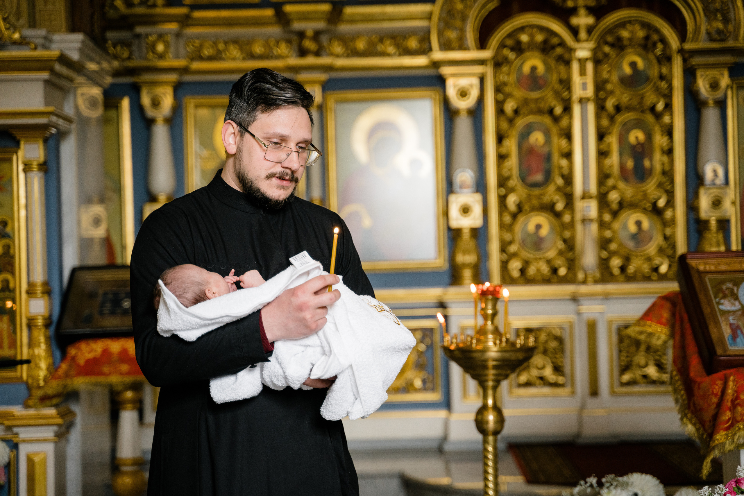 Крещение в храме Рождества Пресвятой Богородицы. Katya Schou