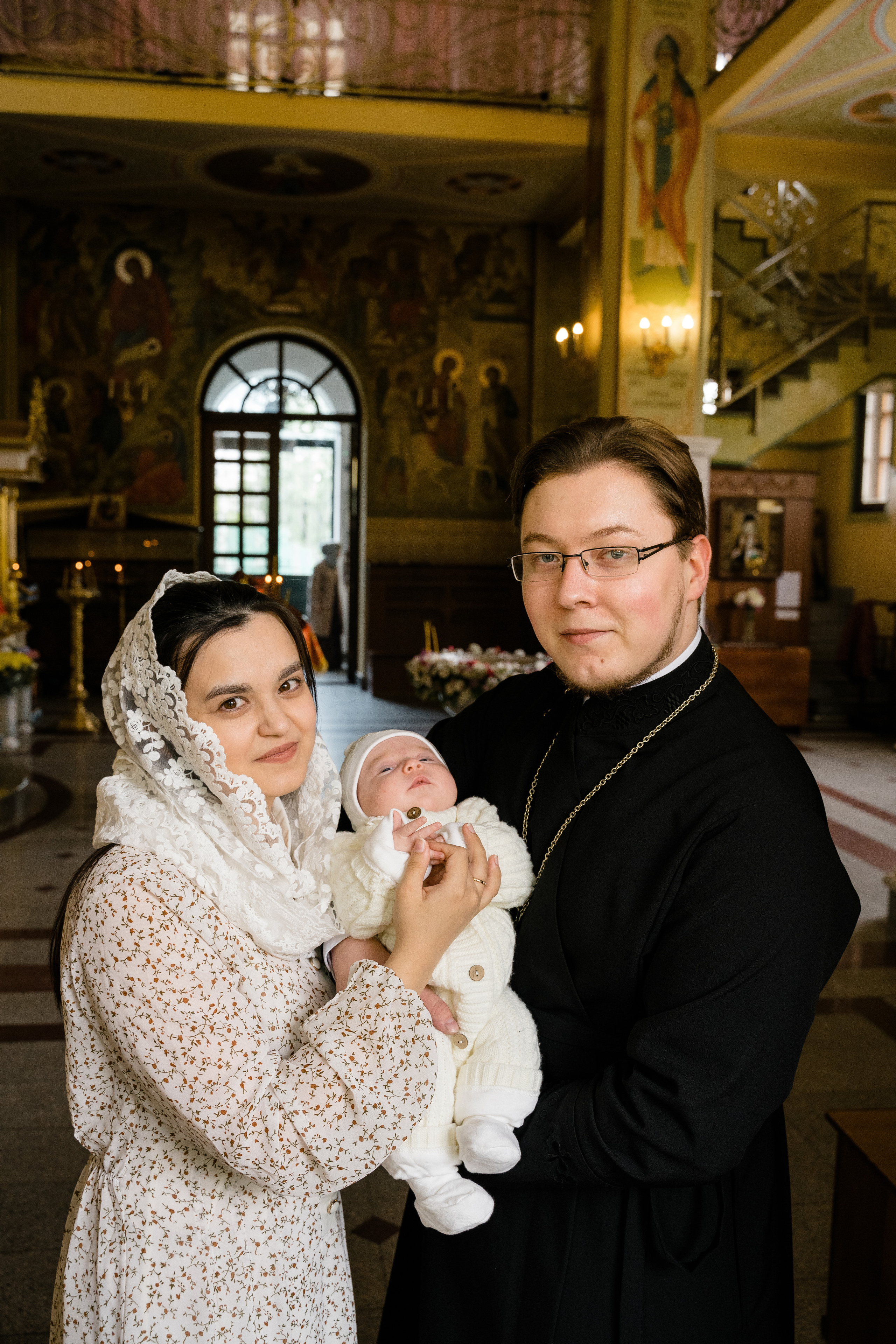 Крещение в храме Рождества Пресвятой Богородицы. Katya Schou