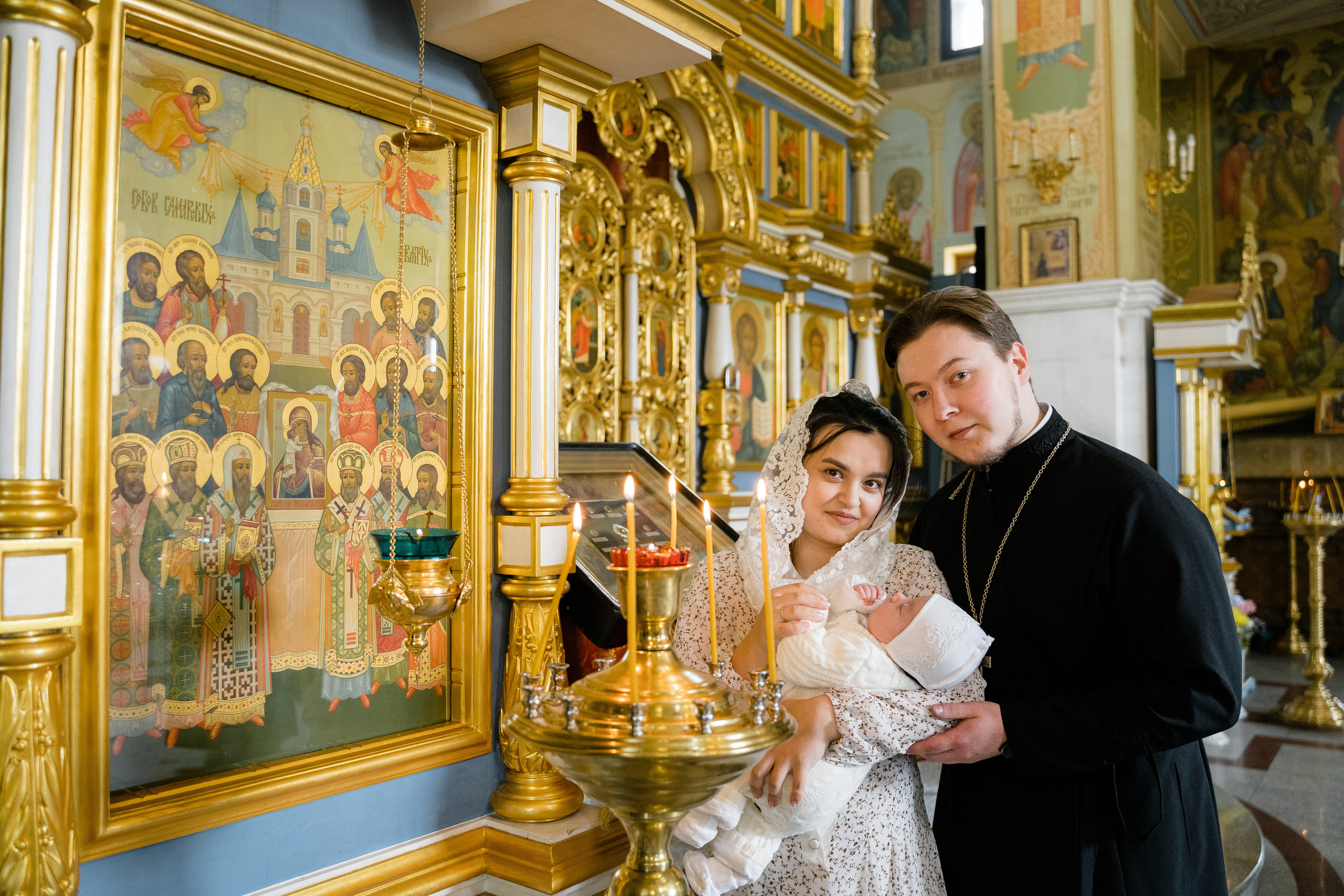 Крещение в храме Рождества Пресвятой Богородицы. Katya Schou