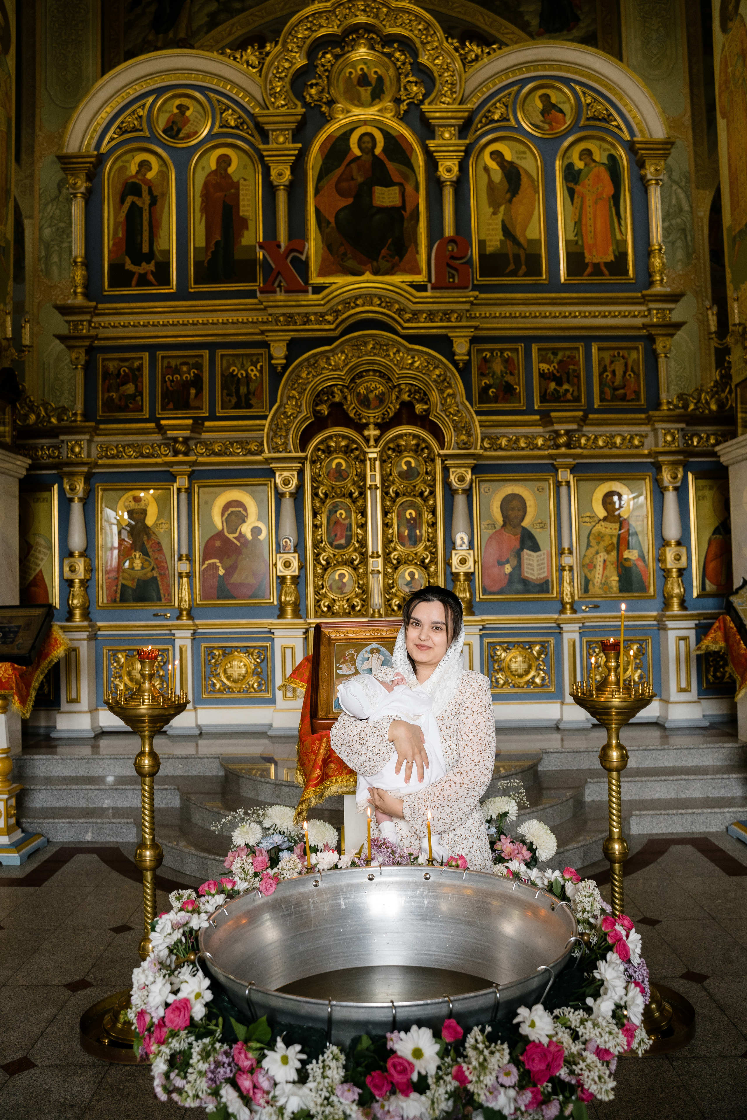 Крещение в храме Рождества Пресвятой Богородицы. Katya Schou
