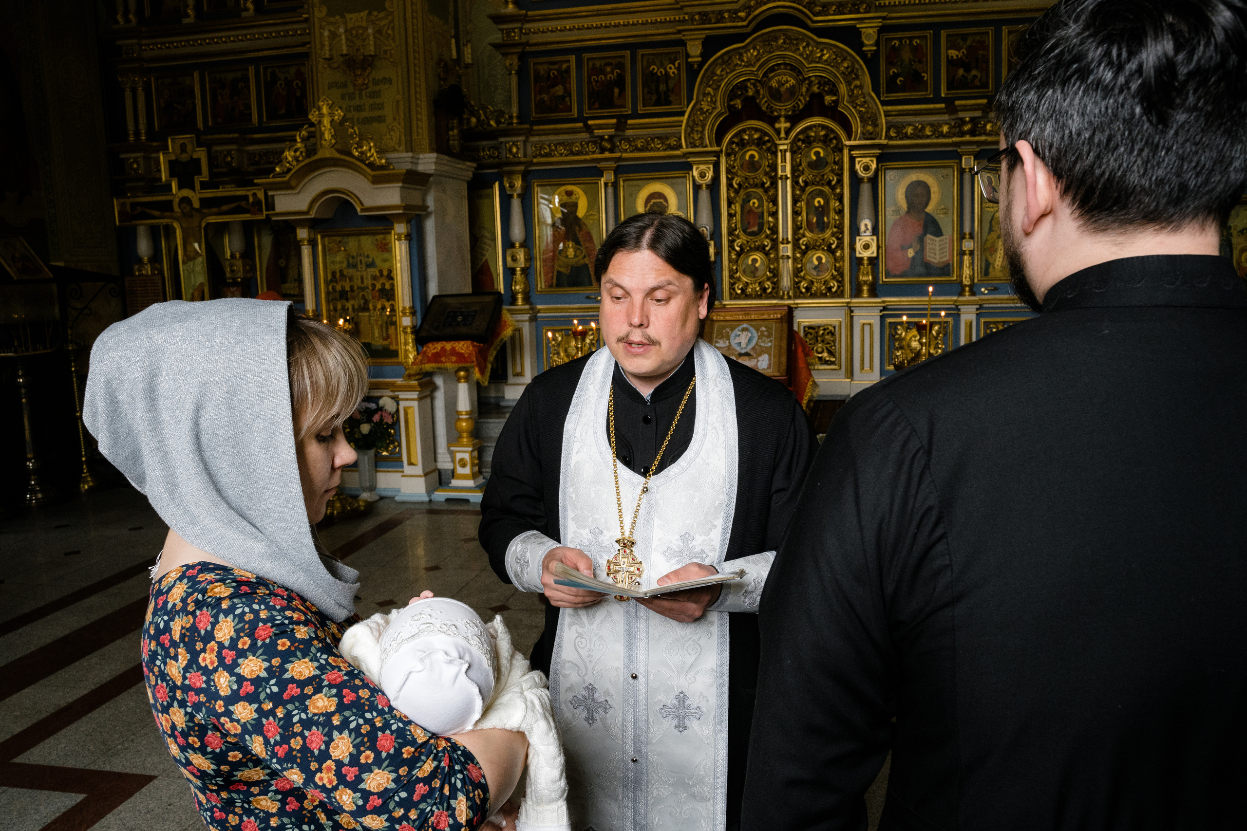 Крещение в храме Рождества Пресвятой Богородицы. Katya Schou
