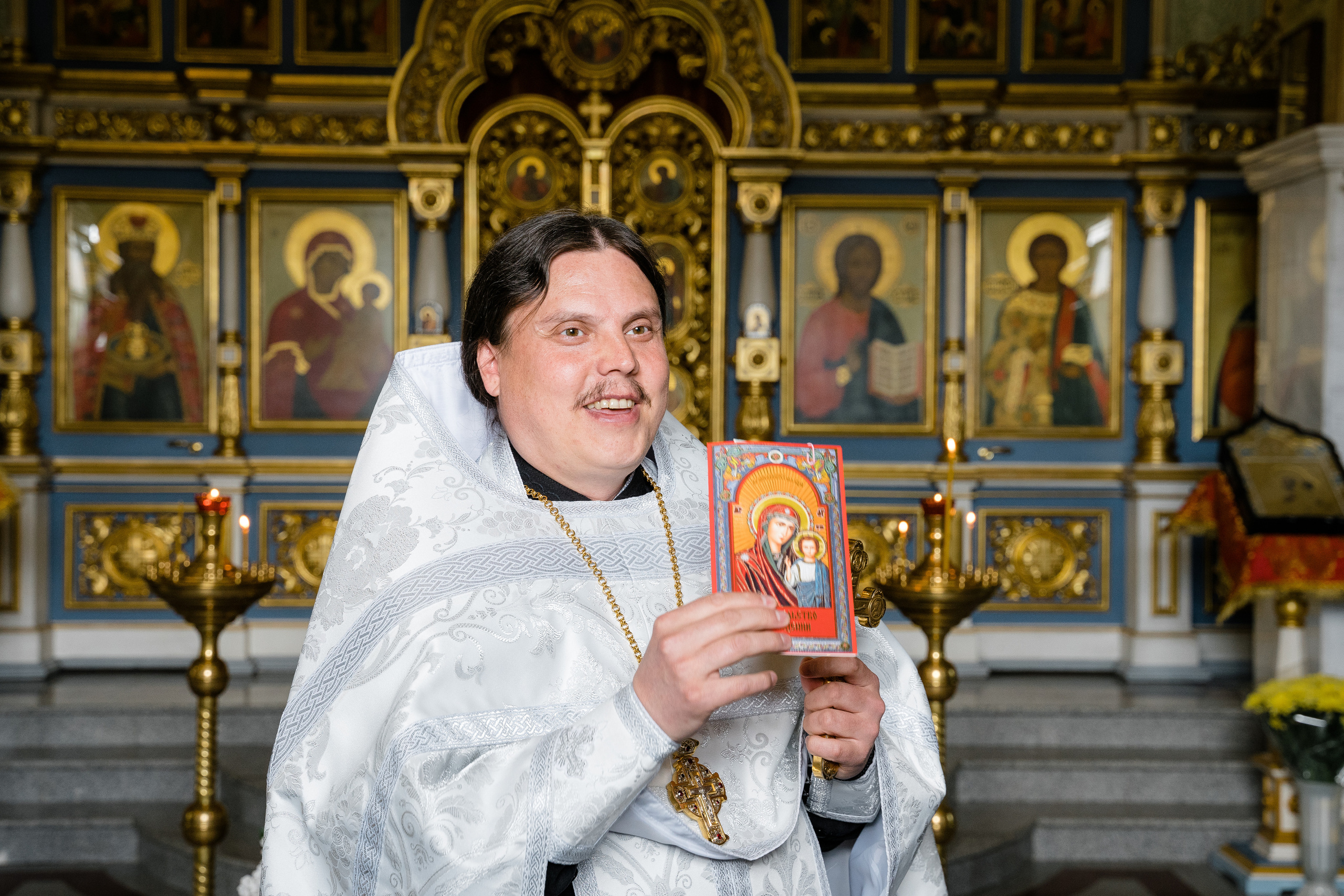 Крещение в храме Рождества Пресвятой Богородицы. Katya Schou