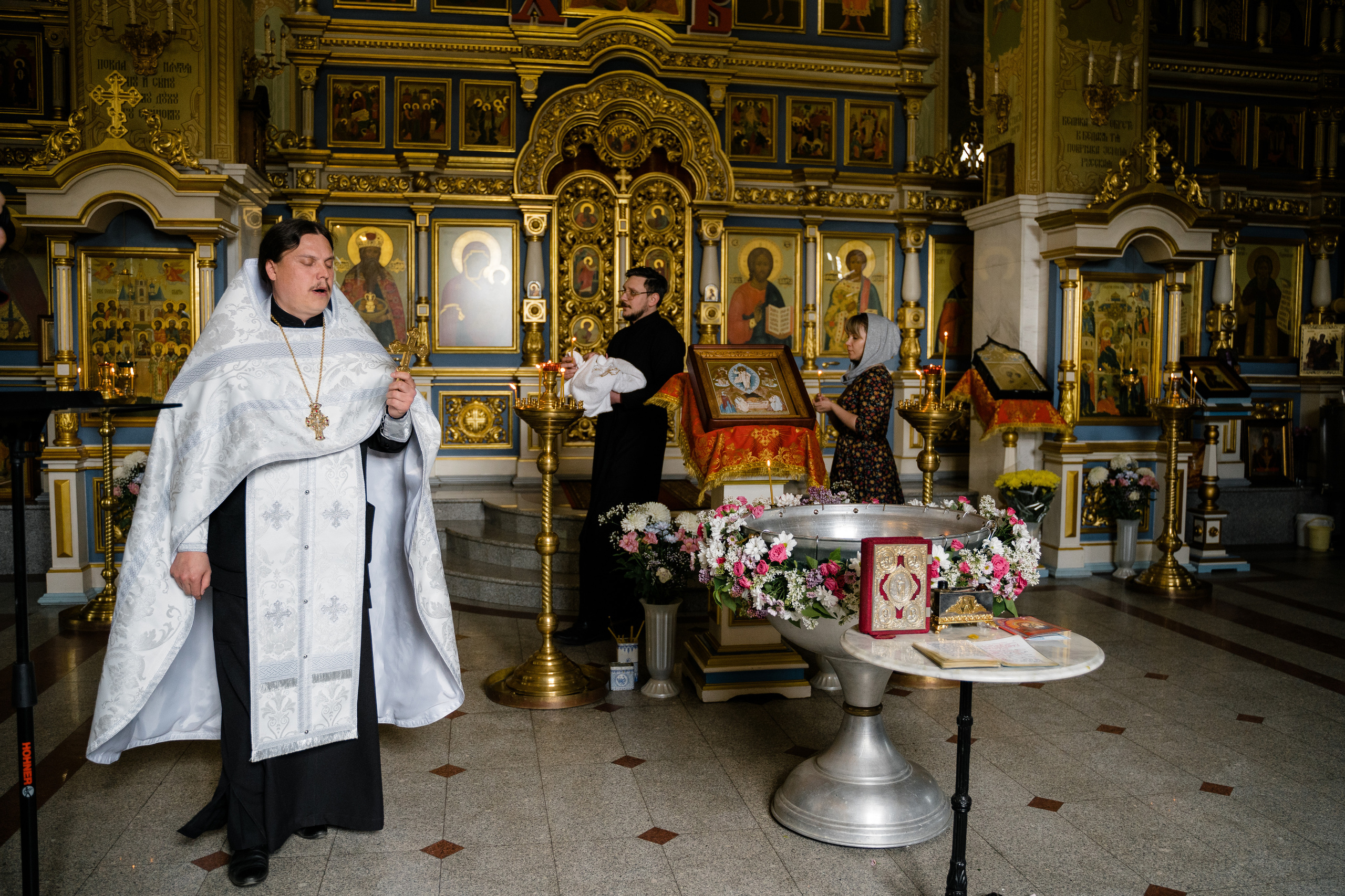Крещение в храме Рождества Пресвятой Богородицы. Katya Schou