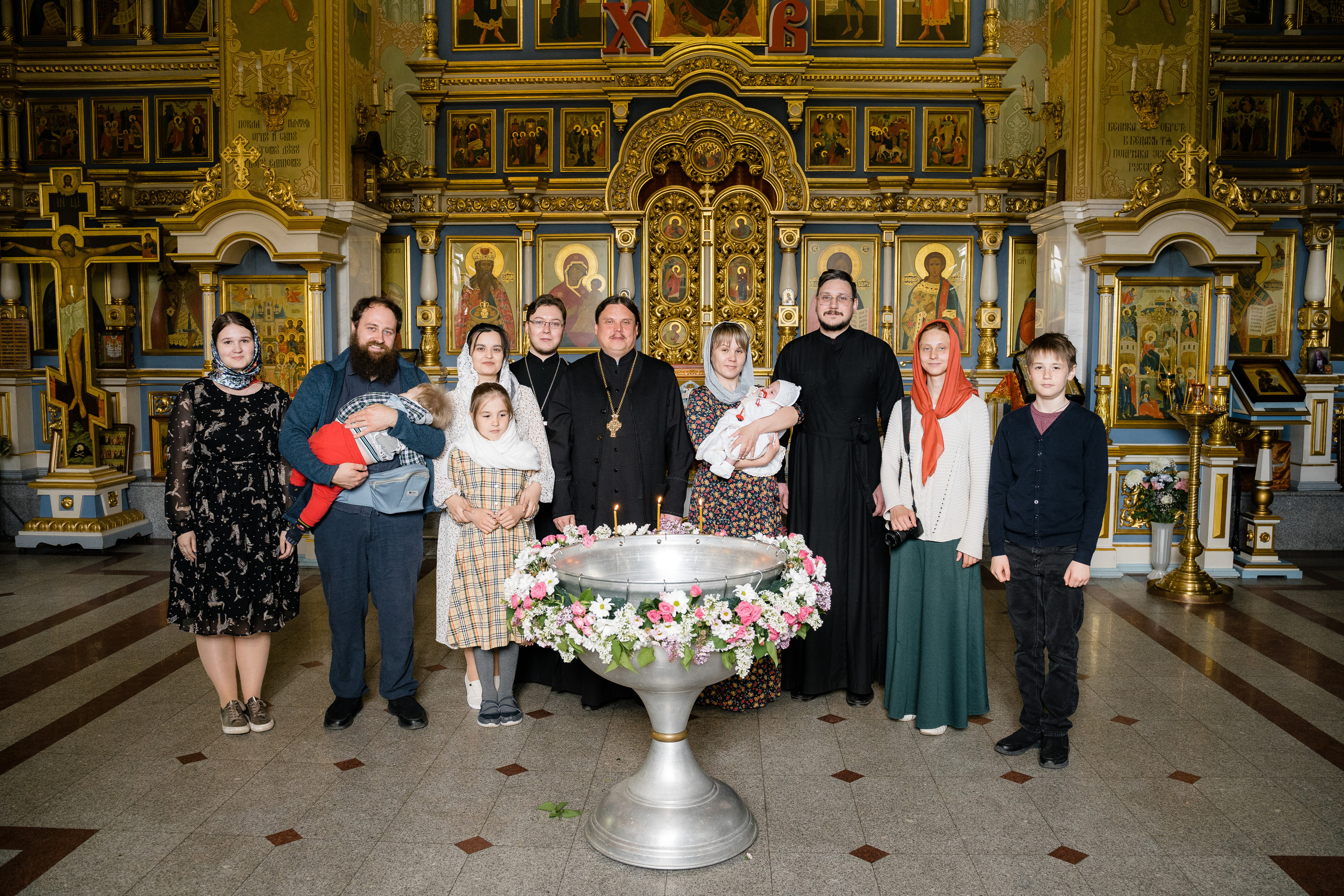Крещение в храме Рождества Пресвятой Богородицы. Katya Schou