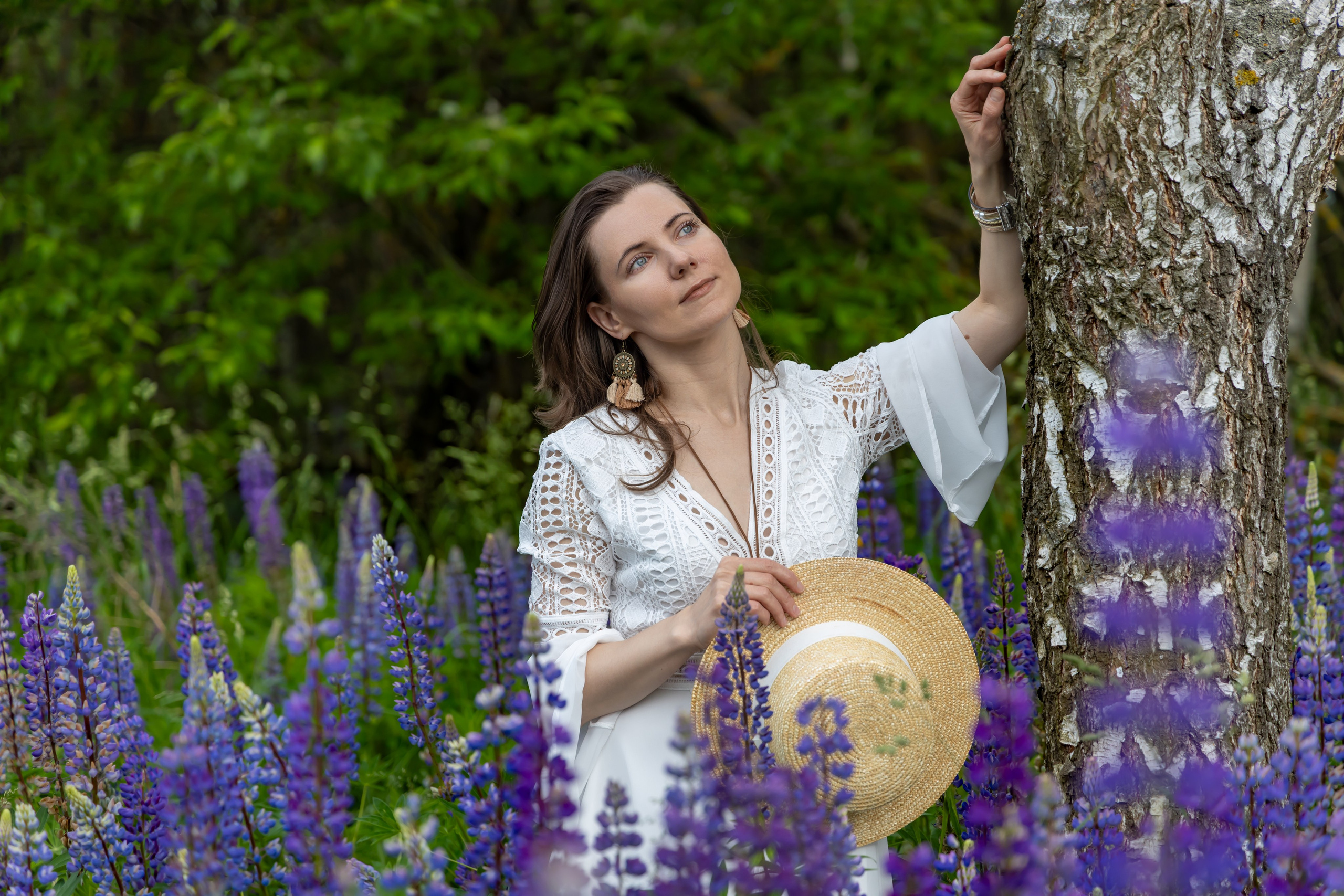 Фотосессия в люпинах. Репортажный, семейный и студийный фотограф в Москве Демин Алексей