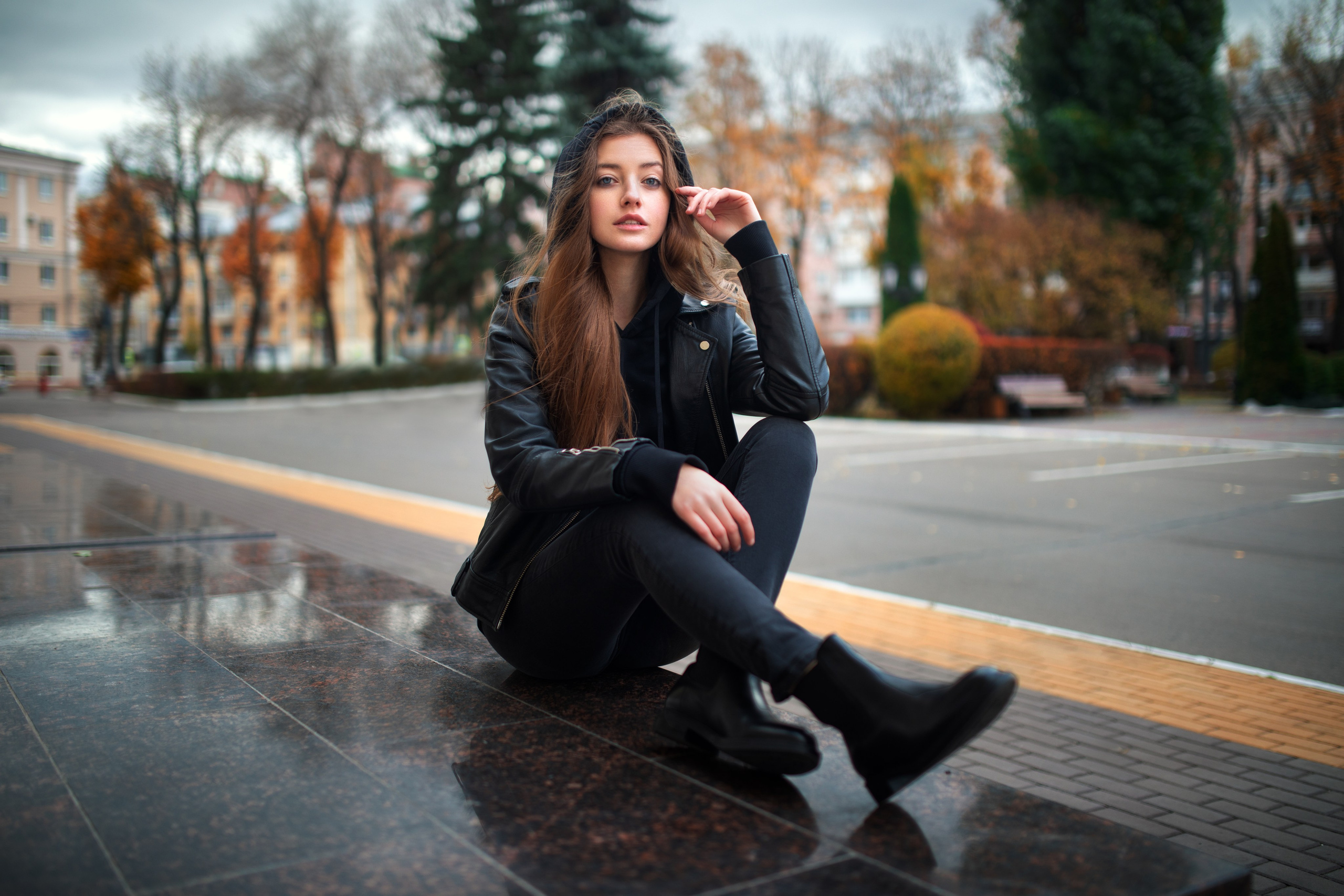 Осенняя фотосъемка с Юлией на улицах города в формате для «себя»