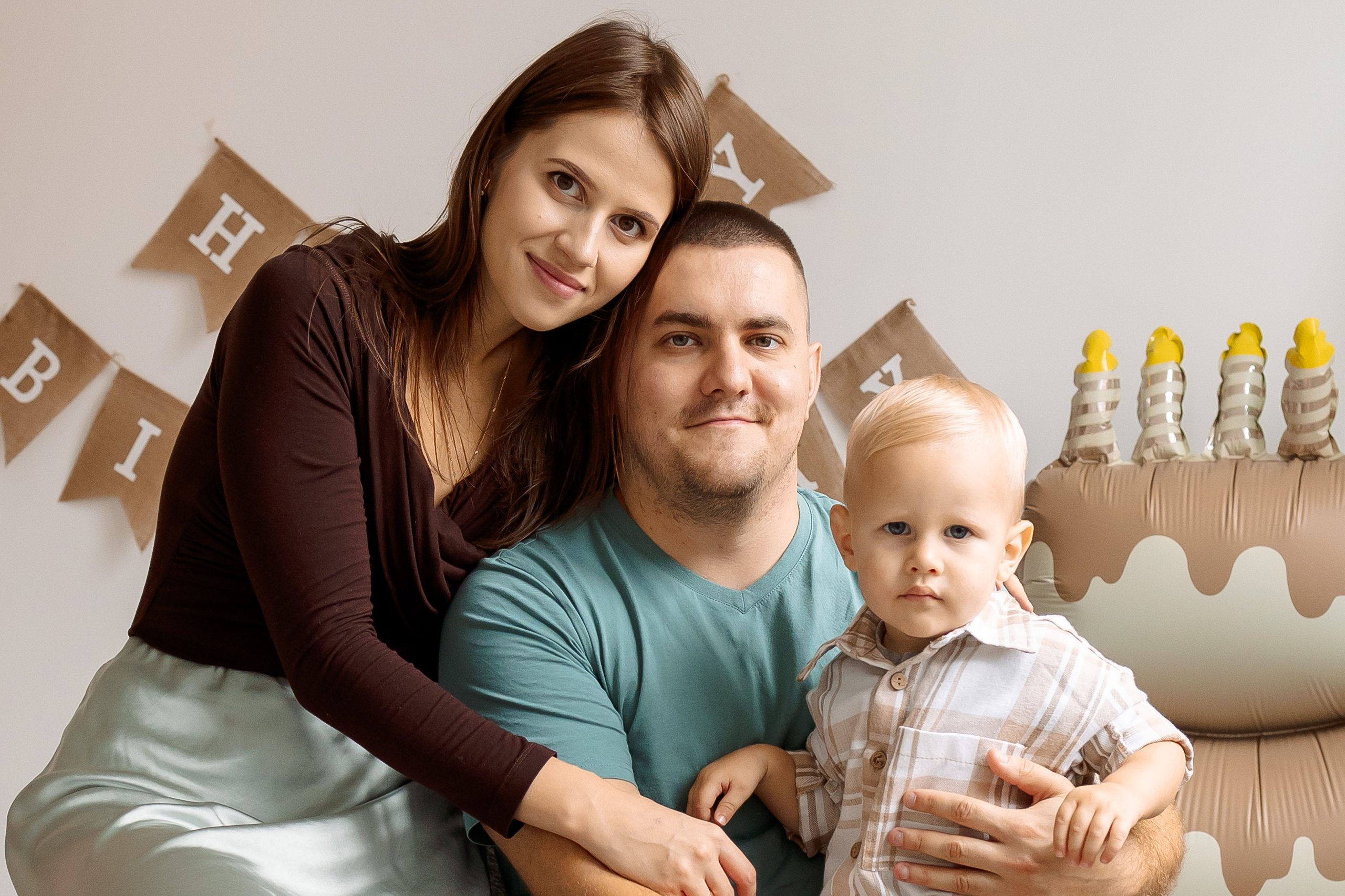 День рождения 2 года. Семейный Фотограф в Москве Евгения Симоненко