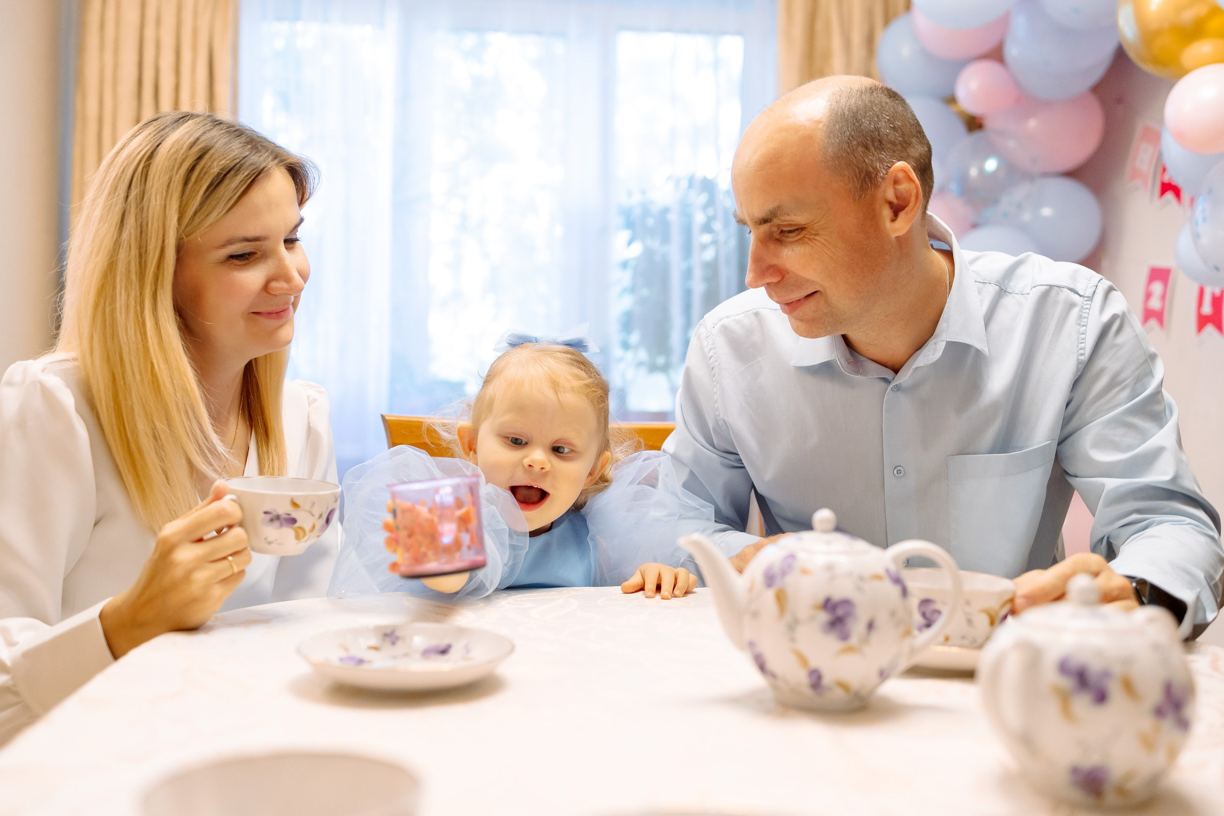 застолье с родителями