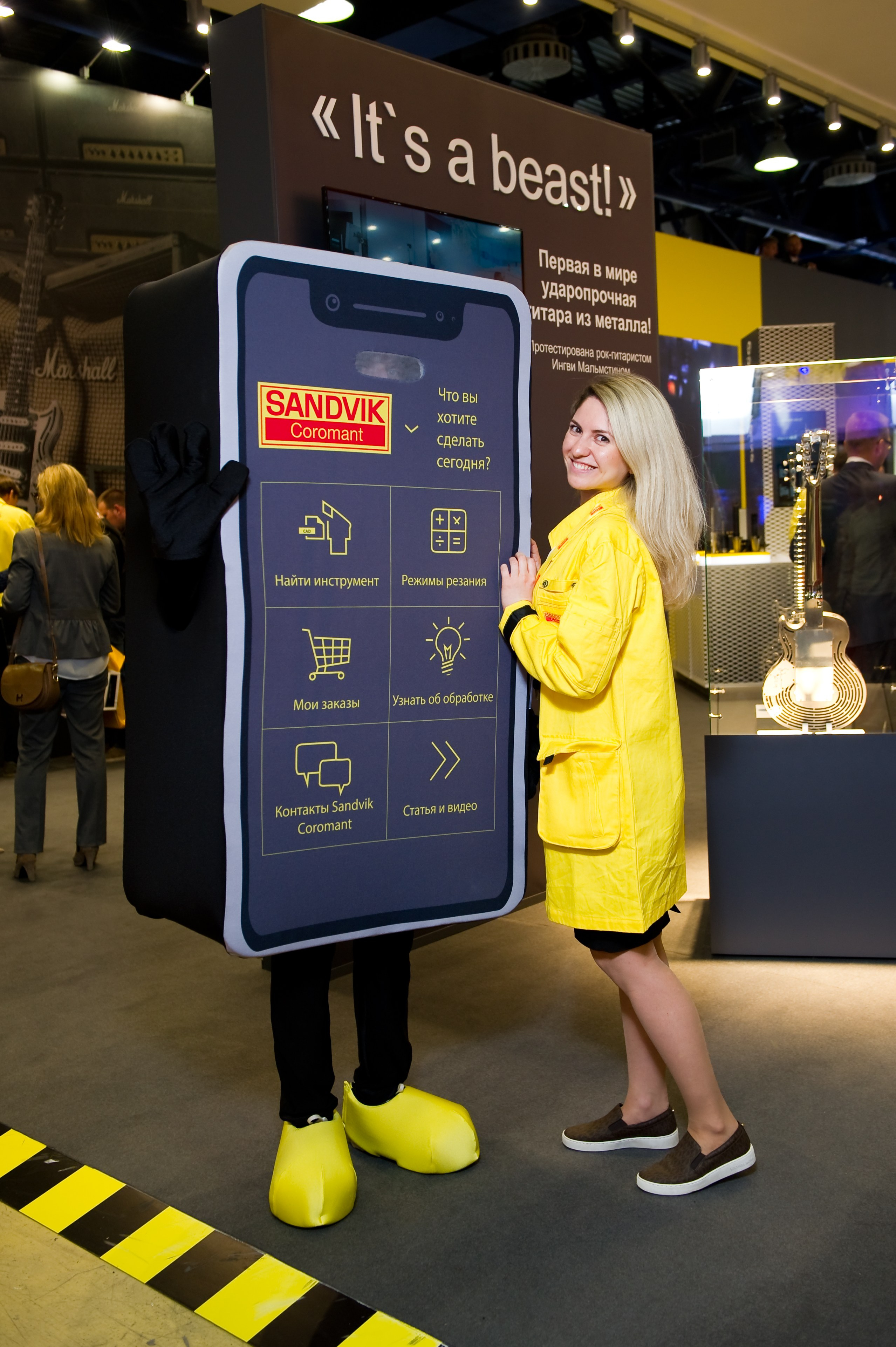 Работа Sandvik на выставке «Металлообработка». Репортажный фотограф и видеограф Слава Думчев. Тимбилдинги, отчетники, корпоративы