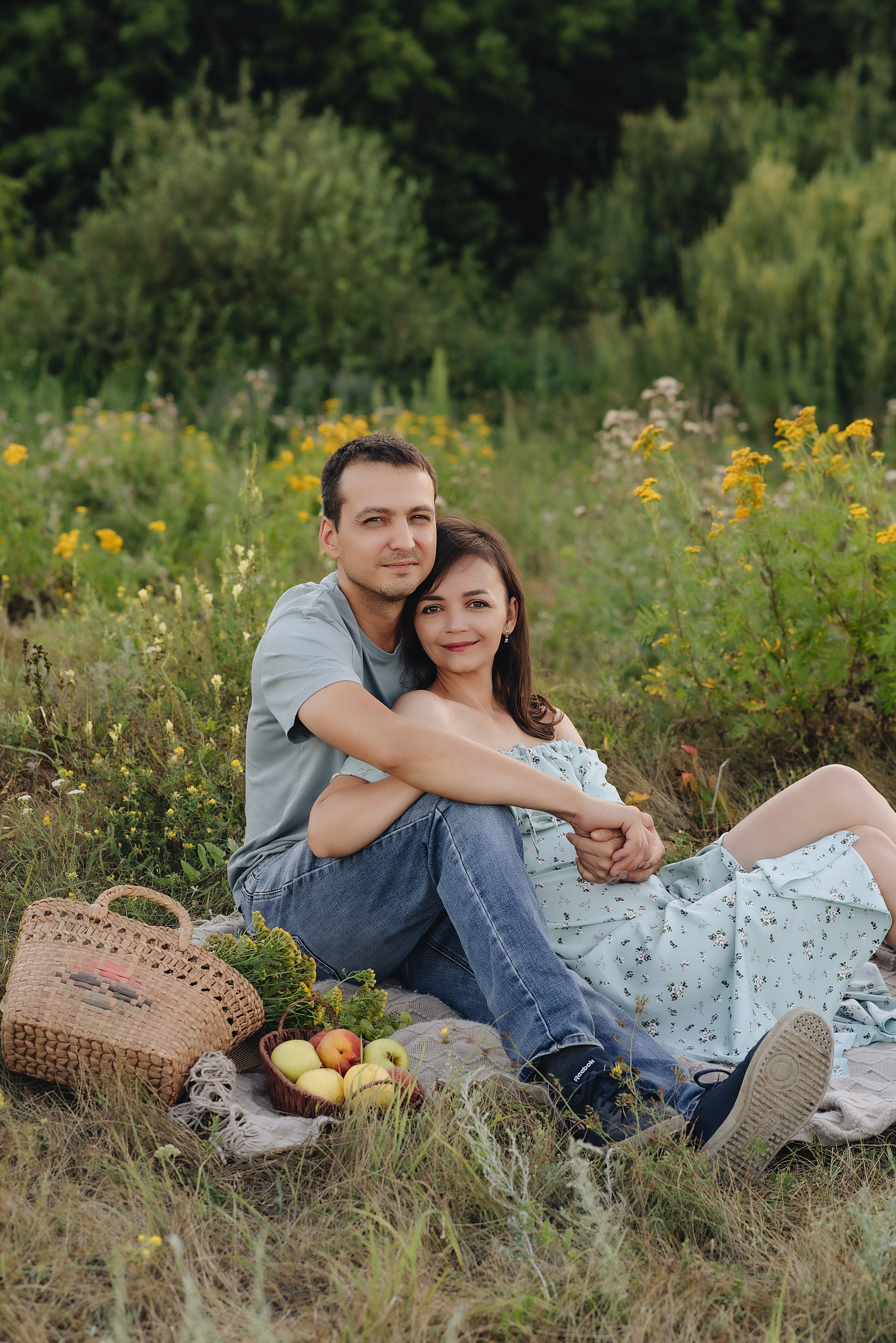 Семейная съемка на закате. Фотограф Карина Шмулёва. Воронеж и область