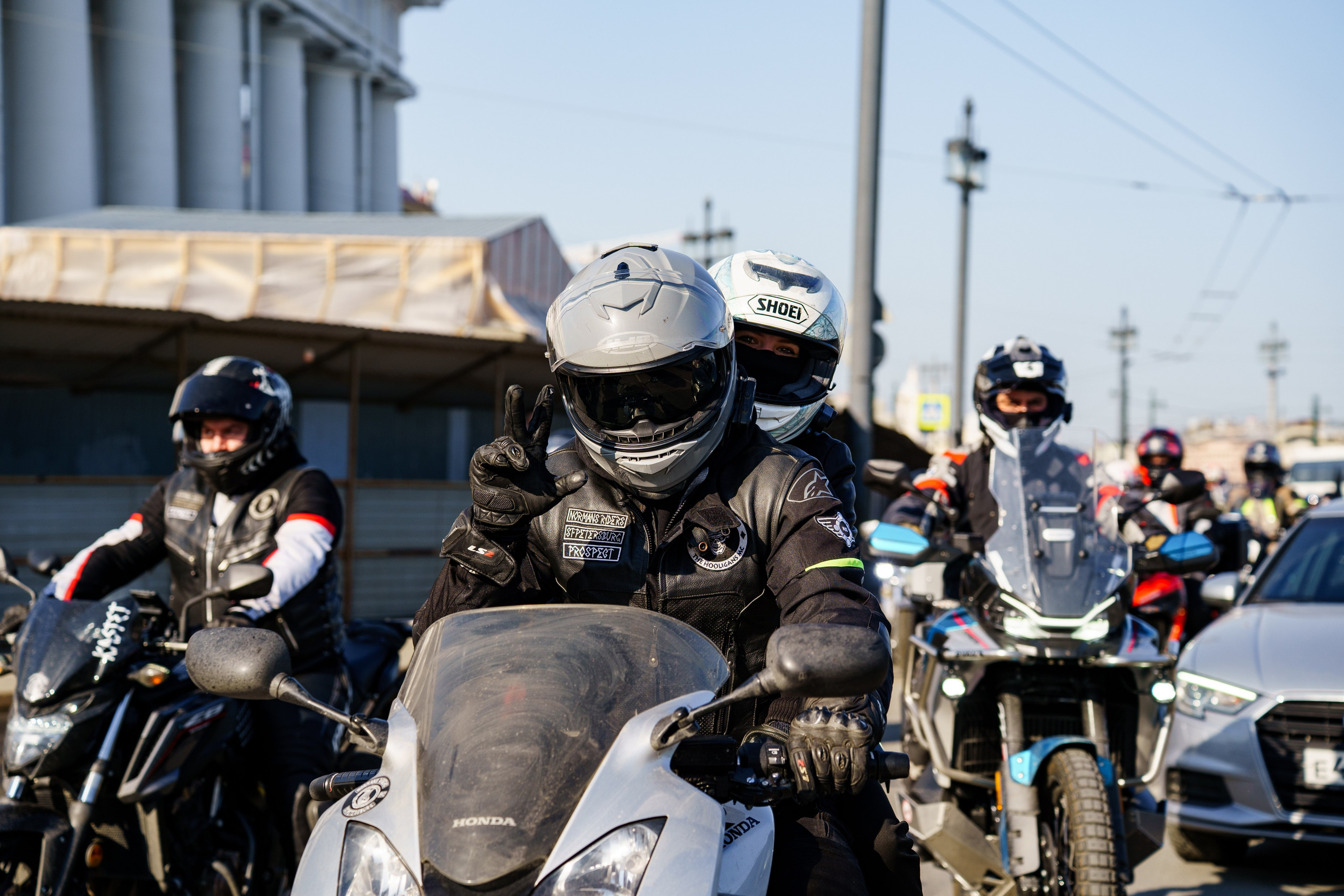 Прохват мотоклуба Norman Riders ч.1. Концертный и репортажный фотограф в Санкт-Петербурге Слава Пахомов