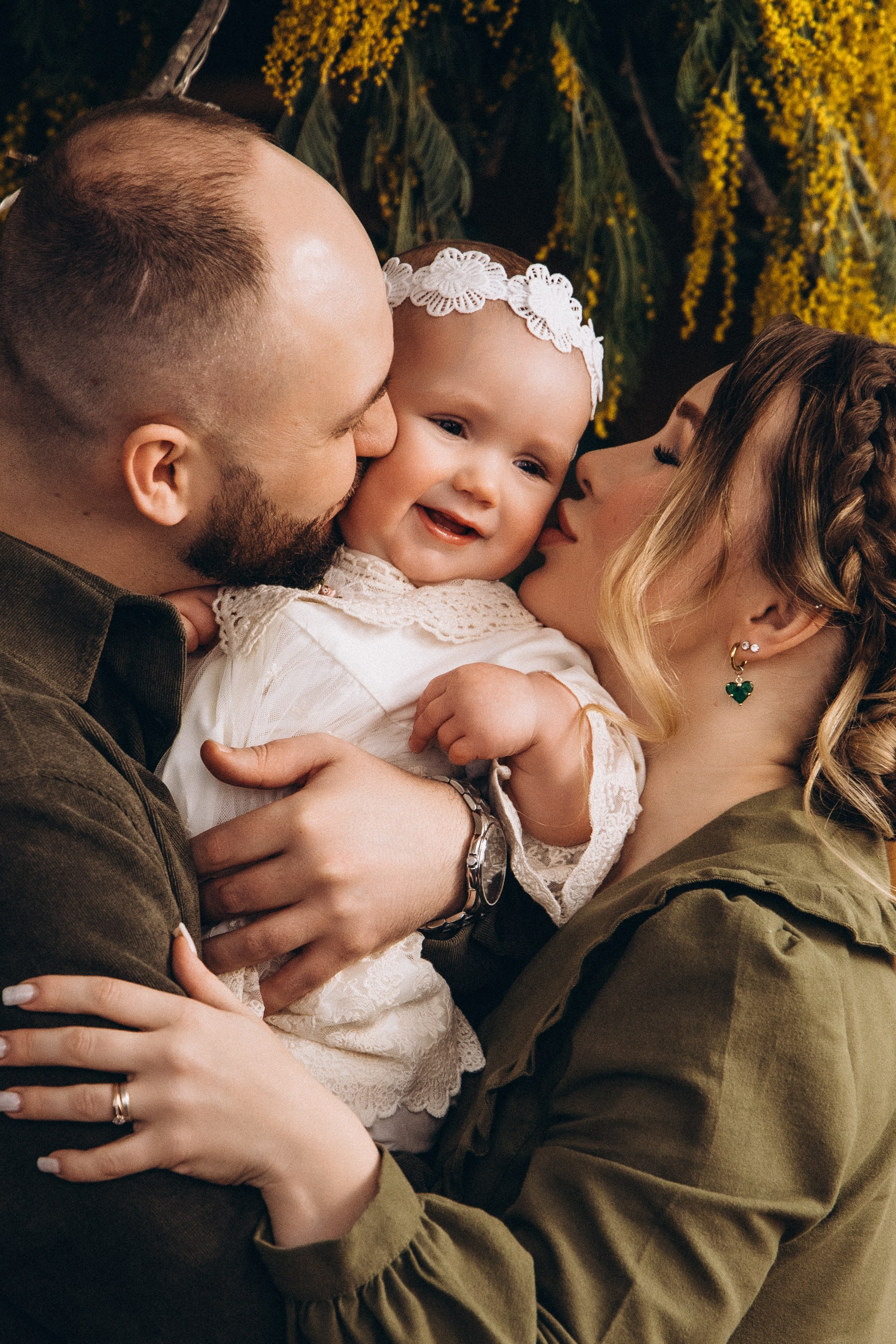 Юлия с семьёй