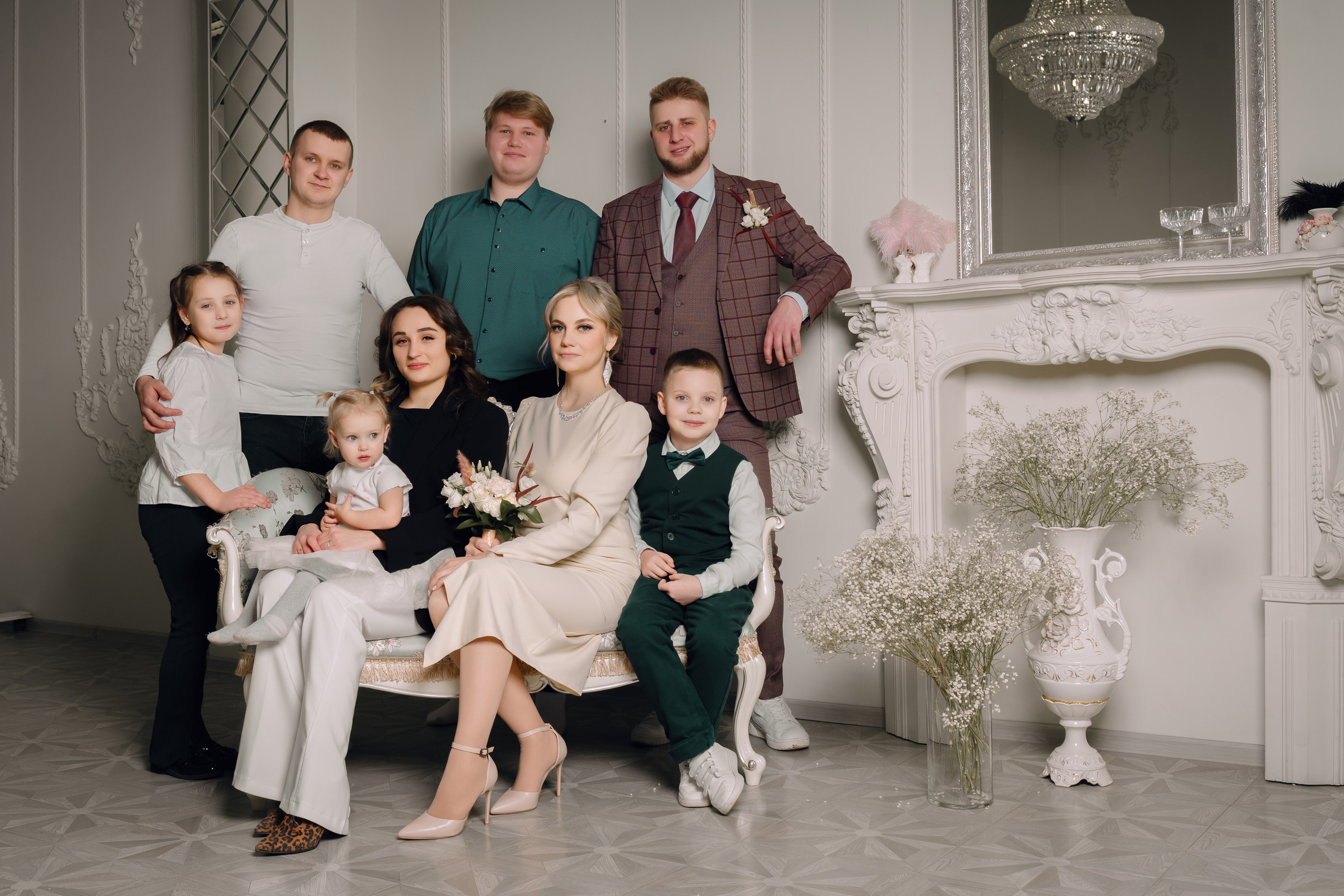 Свадебная фотосессия в студии. Фотограф Ким Наталья в Красноярске