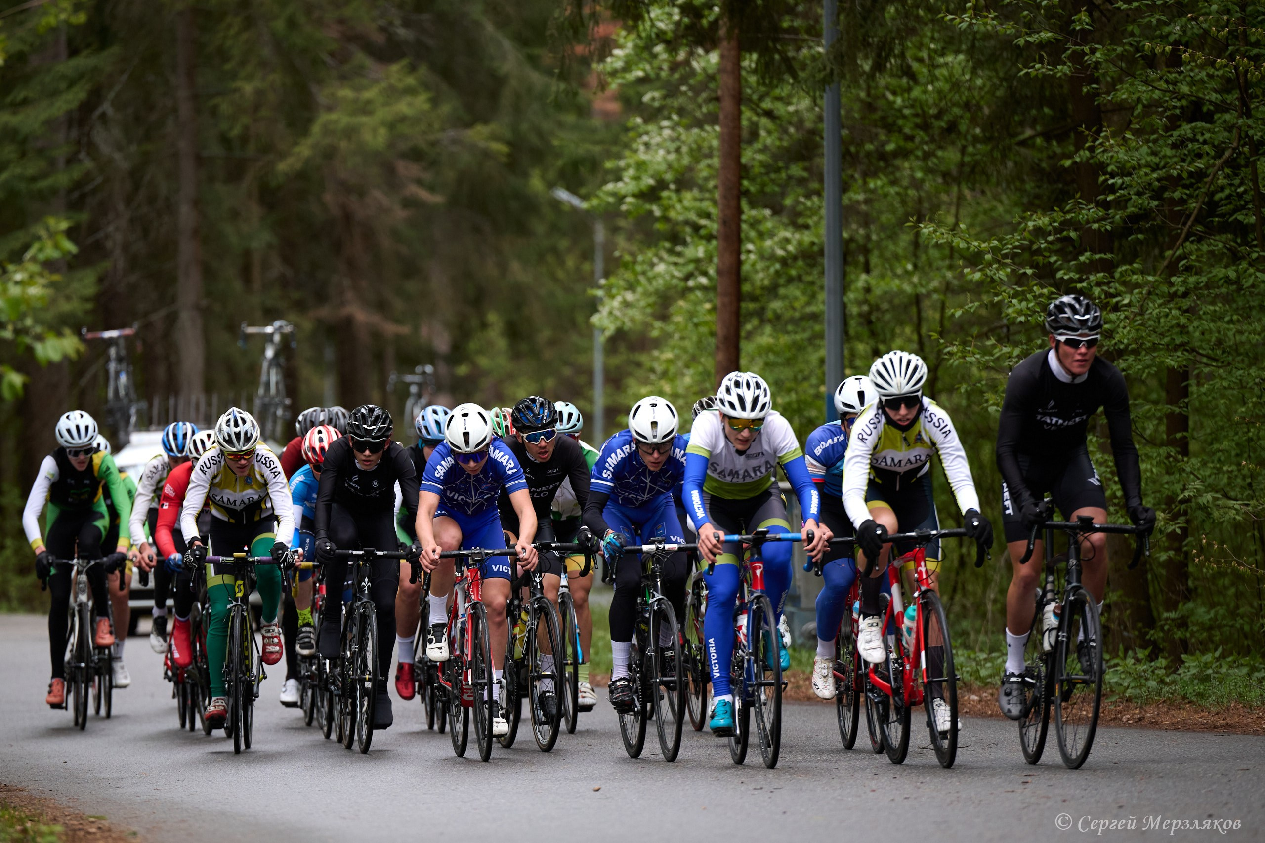 Первенство ПФО по велоспорту (шоссе). Ижевск 19.05.2024. Спортивный репортажный фотограф в Ижевске Сергей Мерзляков