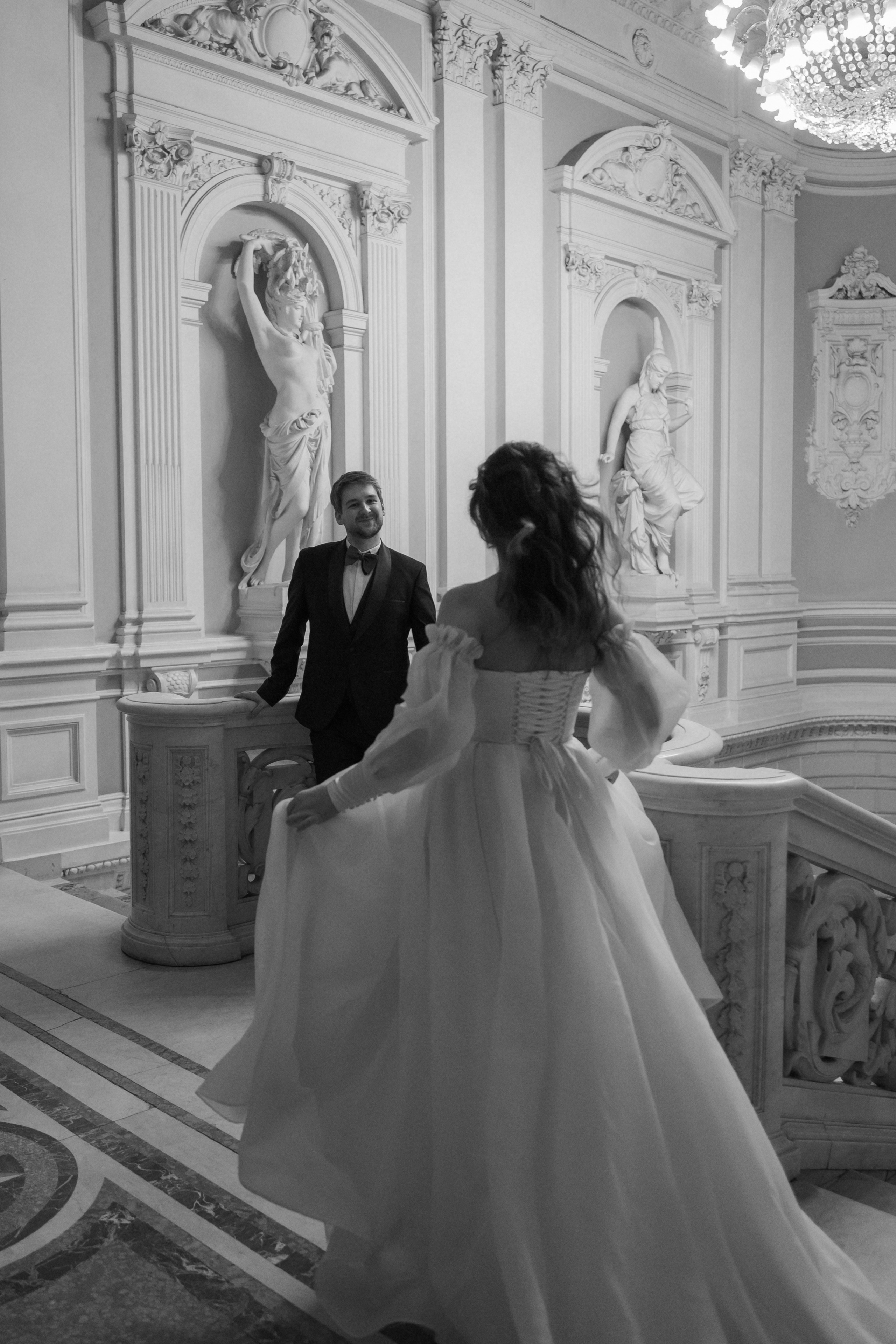 Любовь в 1-м Дворце Бракосочетания. Фотограф в Санкт-Петербурге — Лучина Екатерина