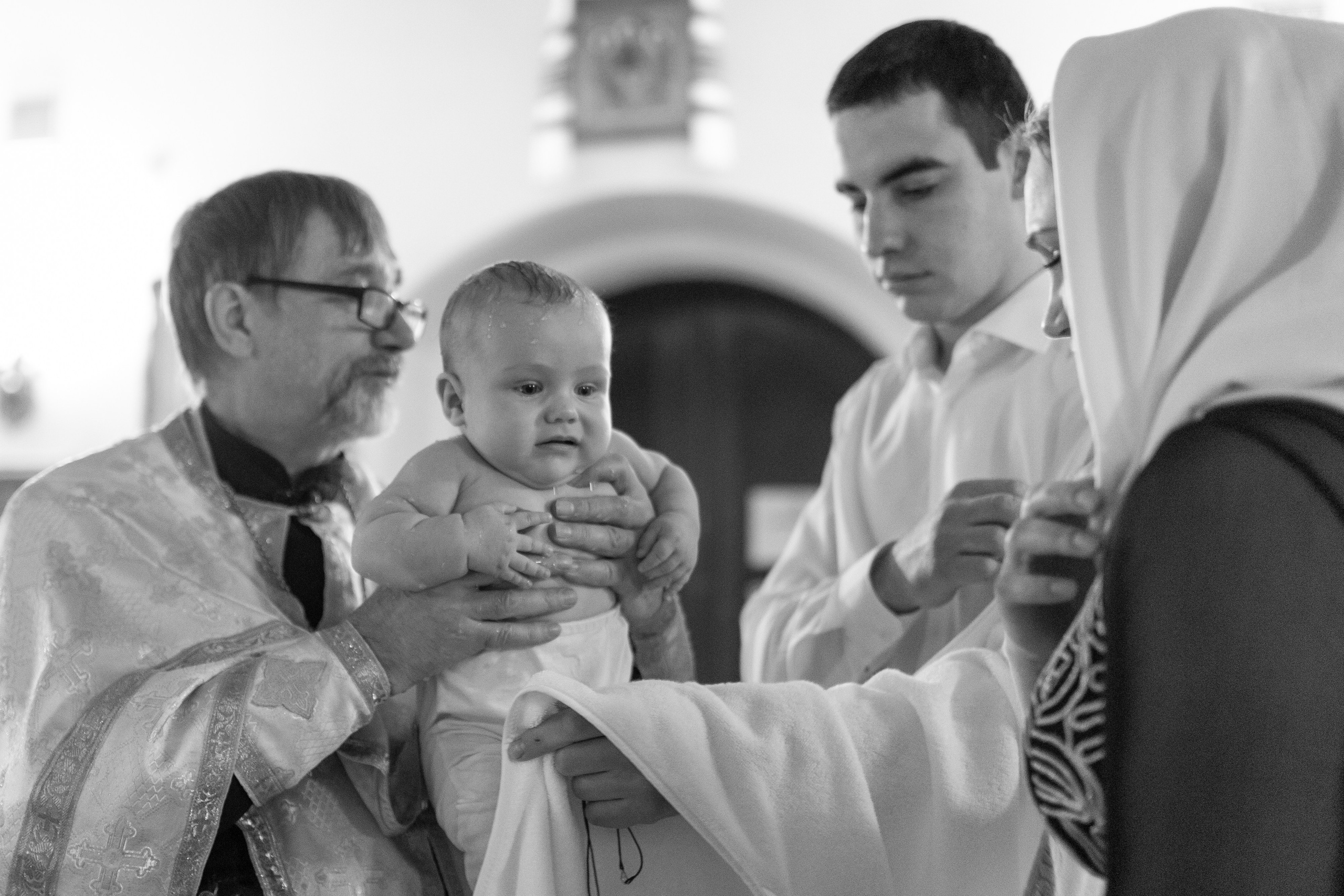 Таинство крещения. Фотограф Комаров Сергей