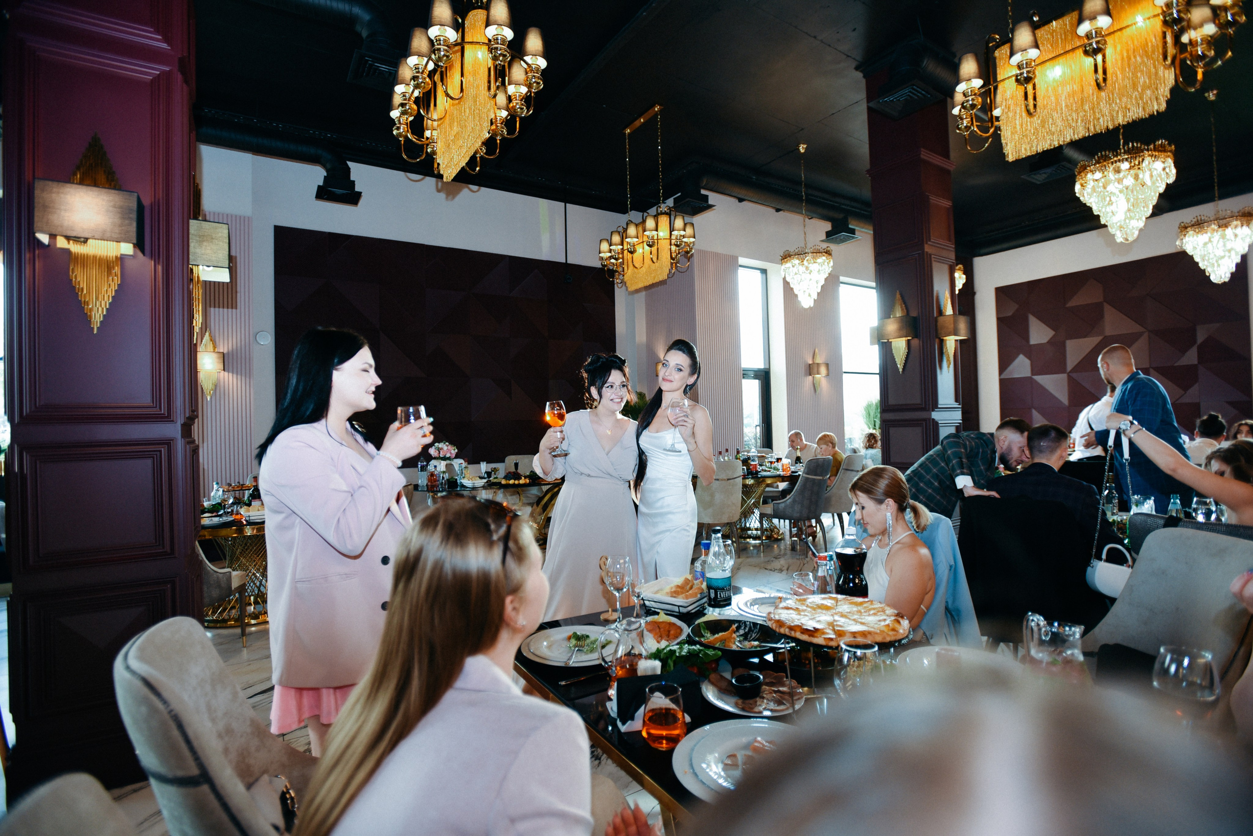 Виктор и Ангелина Банкет на 100 гостей Ресторан Segreto. Фотограф Лола Волна, город Москва