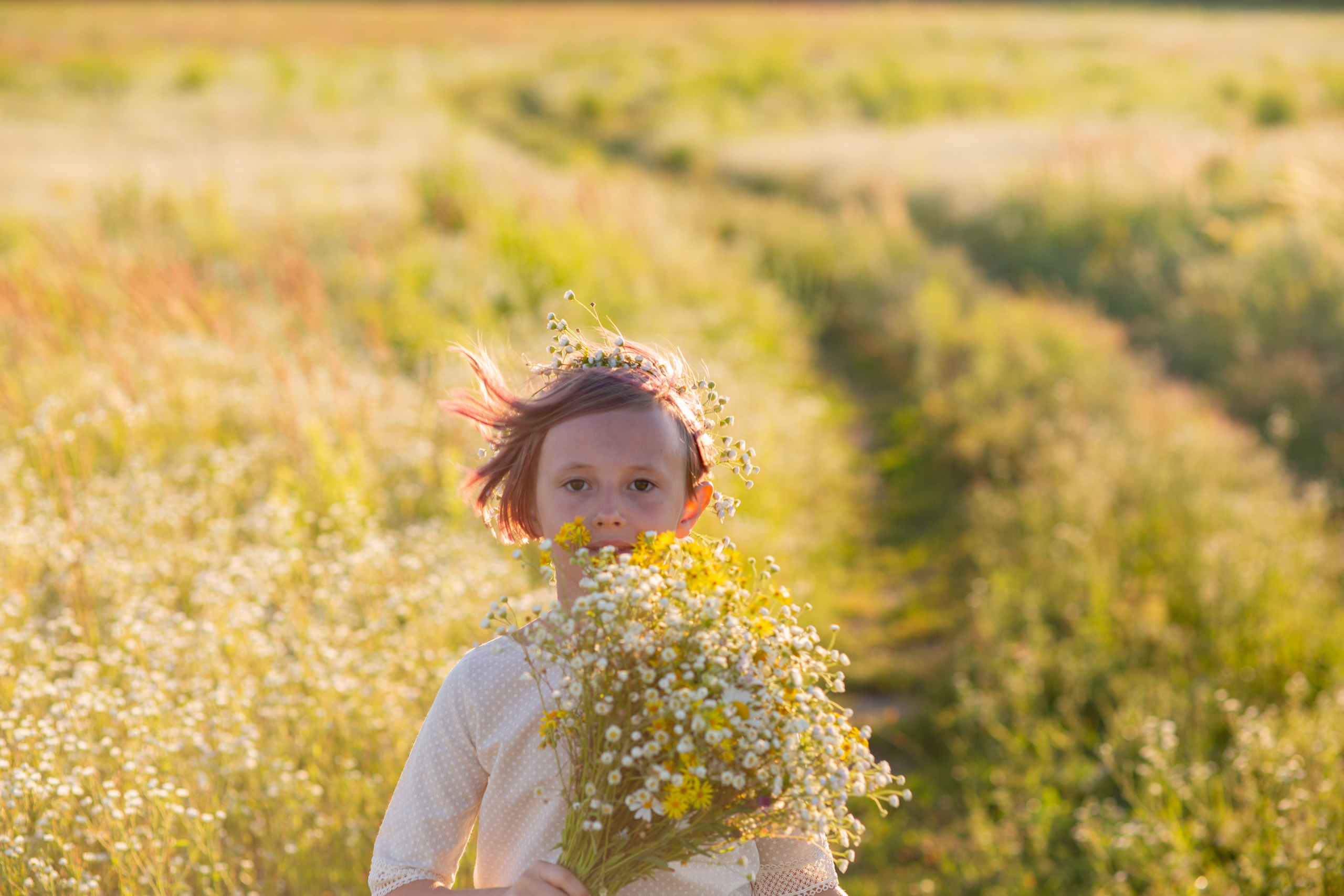Фотосессия в ромашках. Галина Шарапова Детский и семейный фотограф Москва
