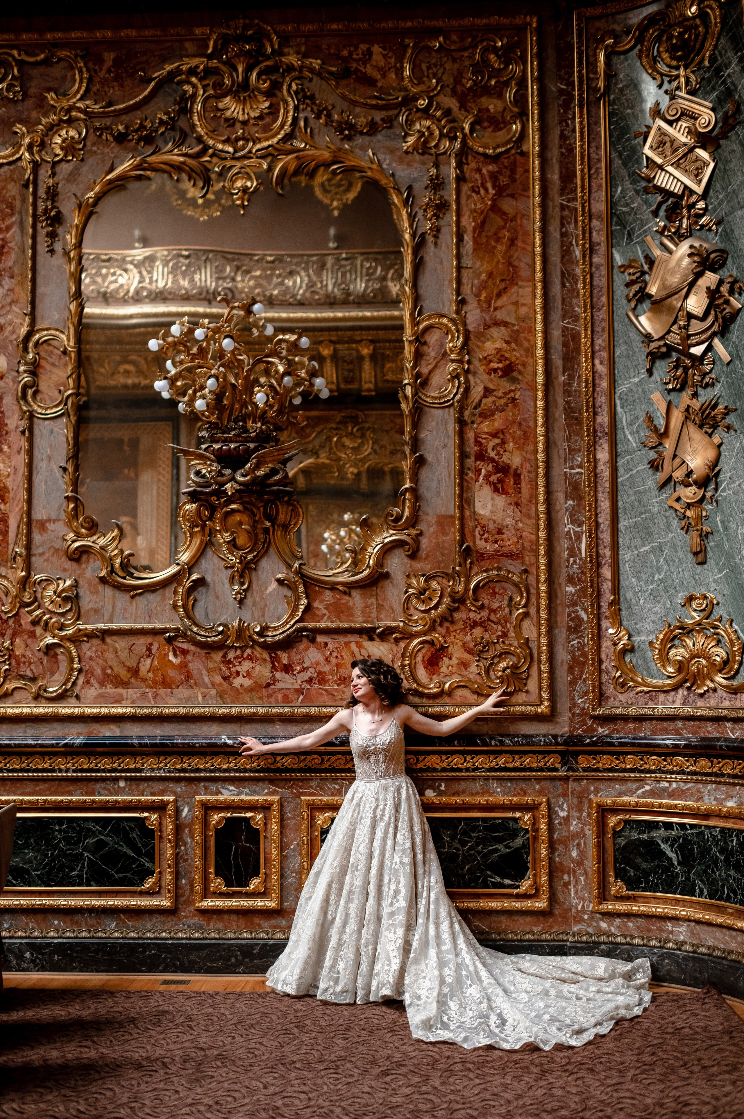 Елена и Дмитрий (свадебная фотосессия в Доме Архитектора — особняке Половцова). Портретный, семейный и свадебный фотограф в Санкт-Петербурге и в Пушкине Ширяев Денис