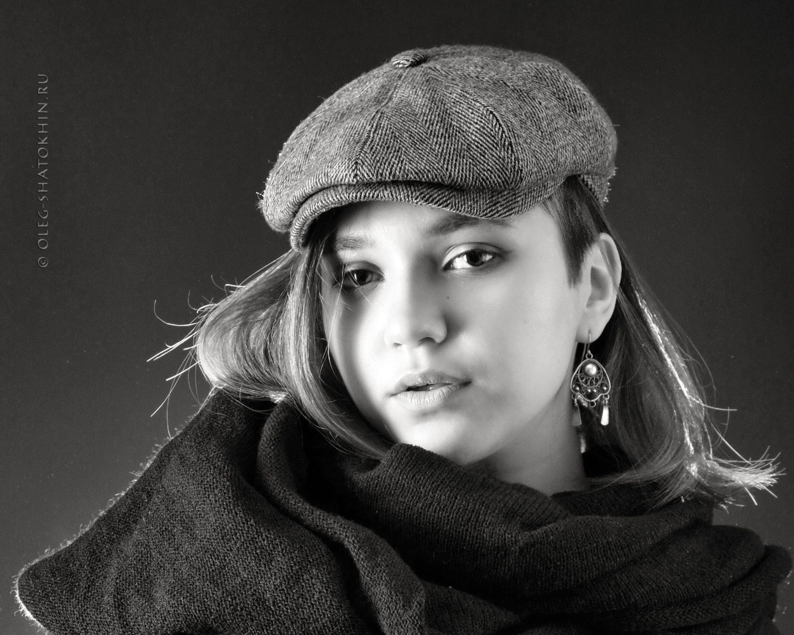 Портреты в студии. Модельное портфолио, портфолио. Свадебный фотограф Олег Шатохин  Москва и Московской область